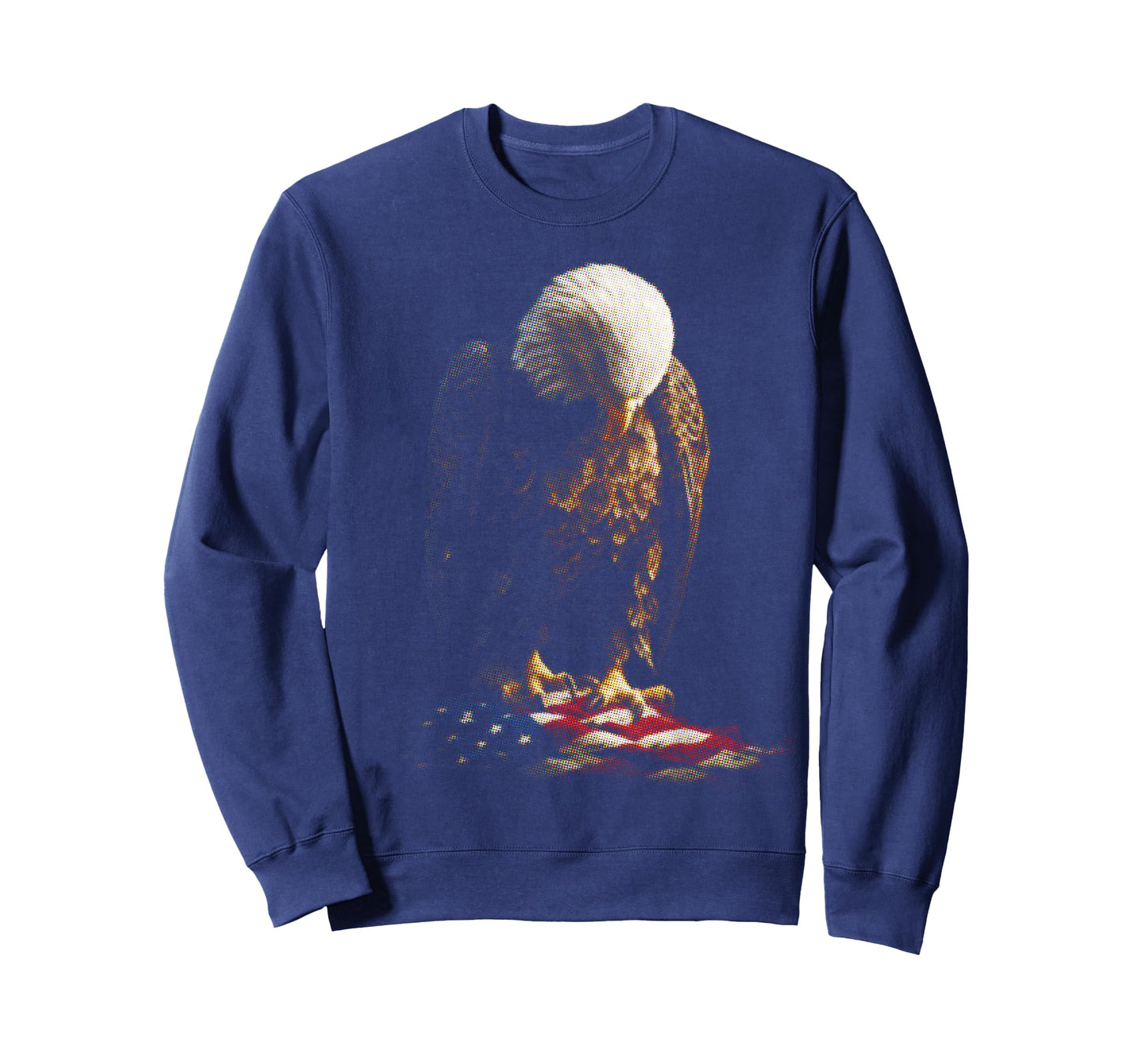 Symbolic Eagle of Liberty American Flag Art T-Shirt