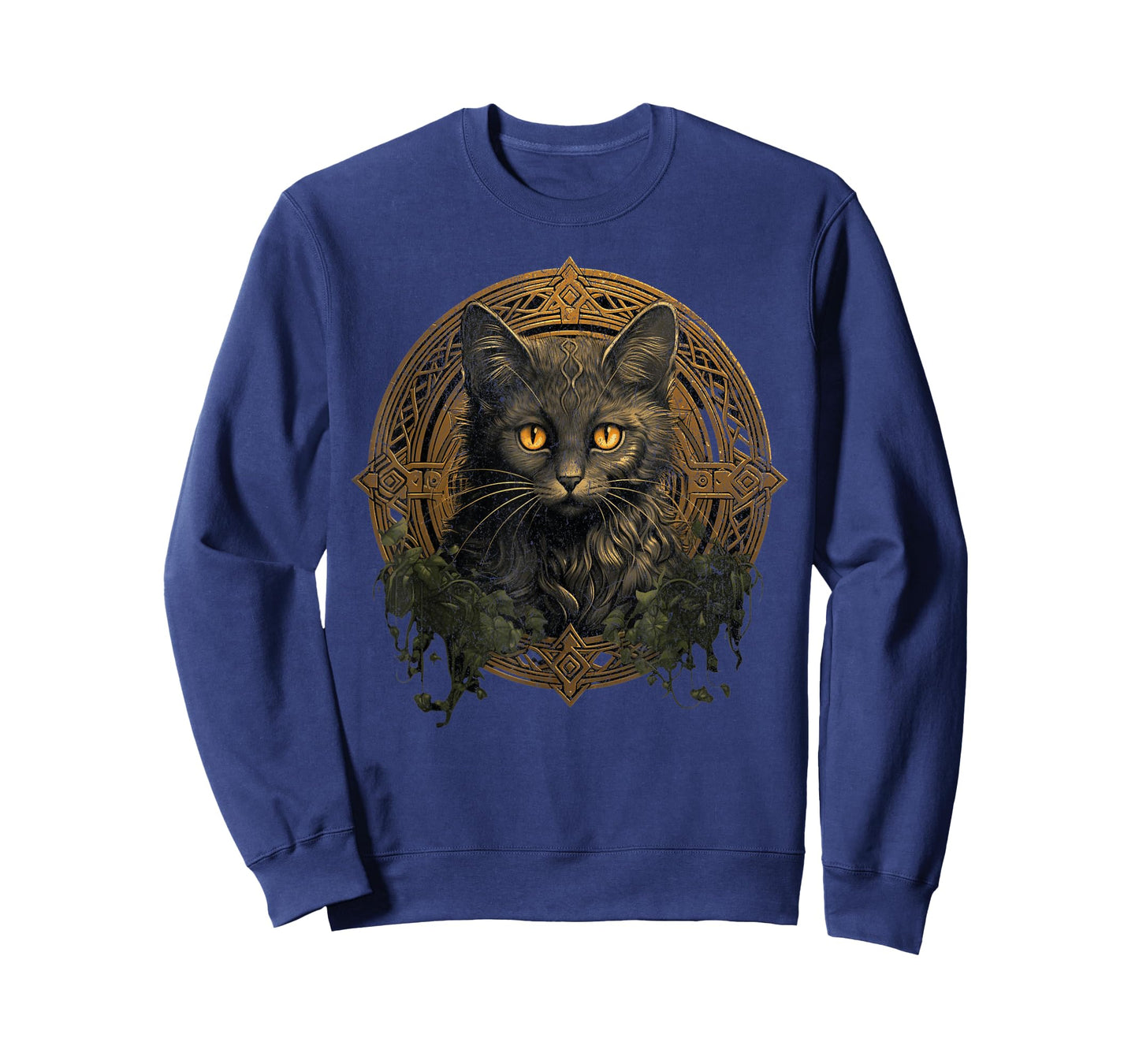 Celtic Cat Knots Wiccan Wicca Animal Pagan Witch Norse T-Shirt for Men Women Kids