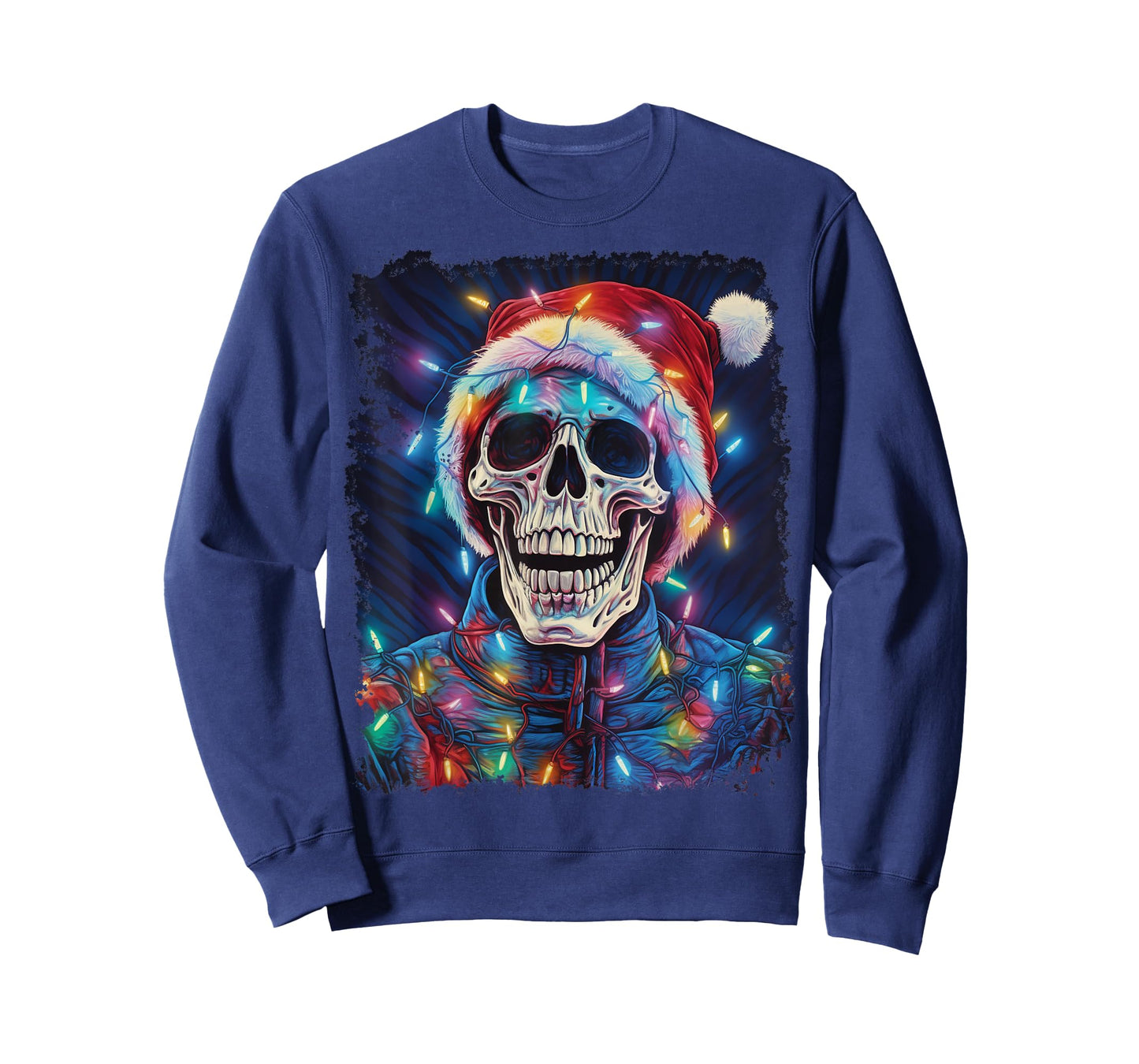 Christmas Skeleton Anatomy Scary Halloween T-Shirt