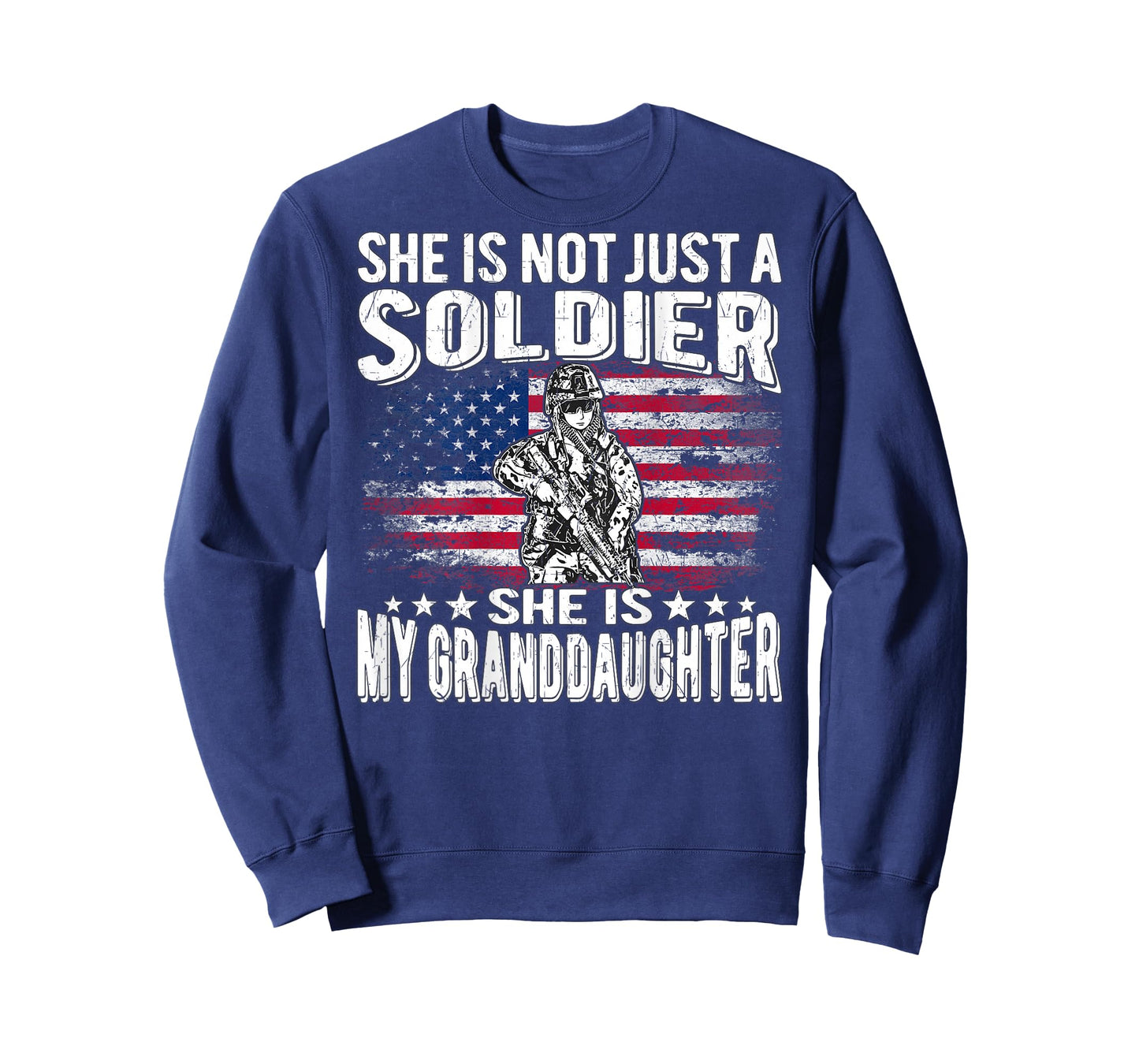 My Granddaughter Is A Soldier - Proud Military Grandparent T-Shirt
