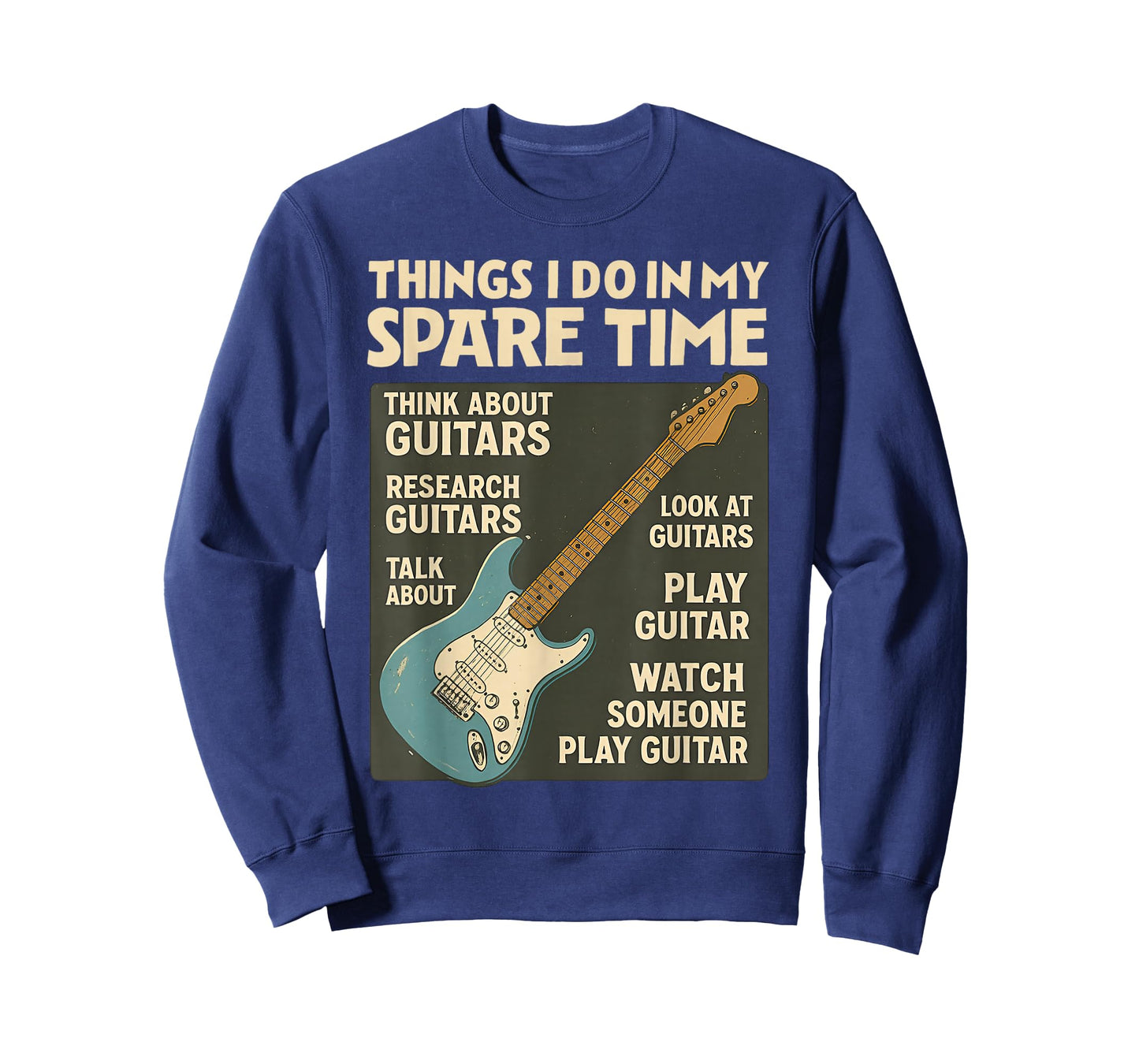 Funny Things I Do in My Spare Time Funny Electric Guitarist T-Shirt