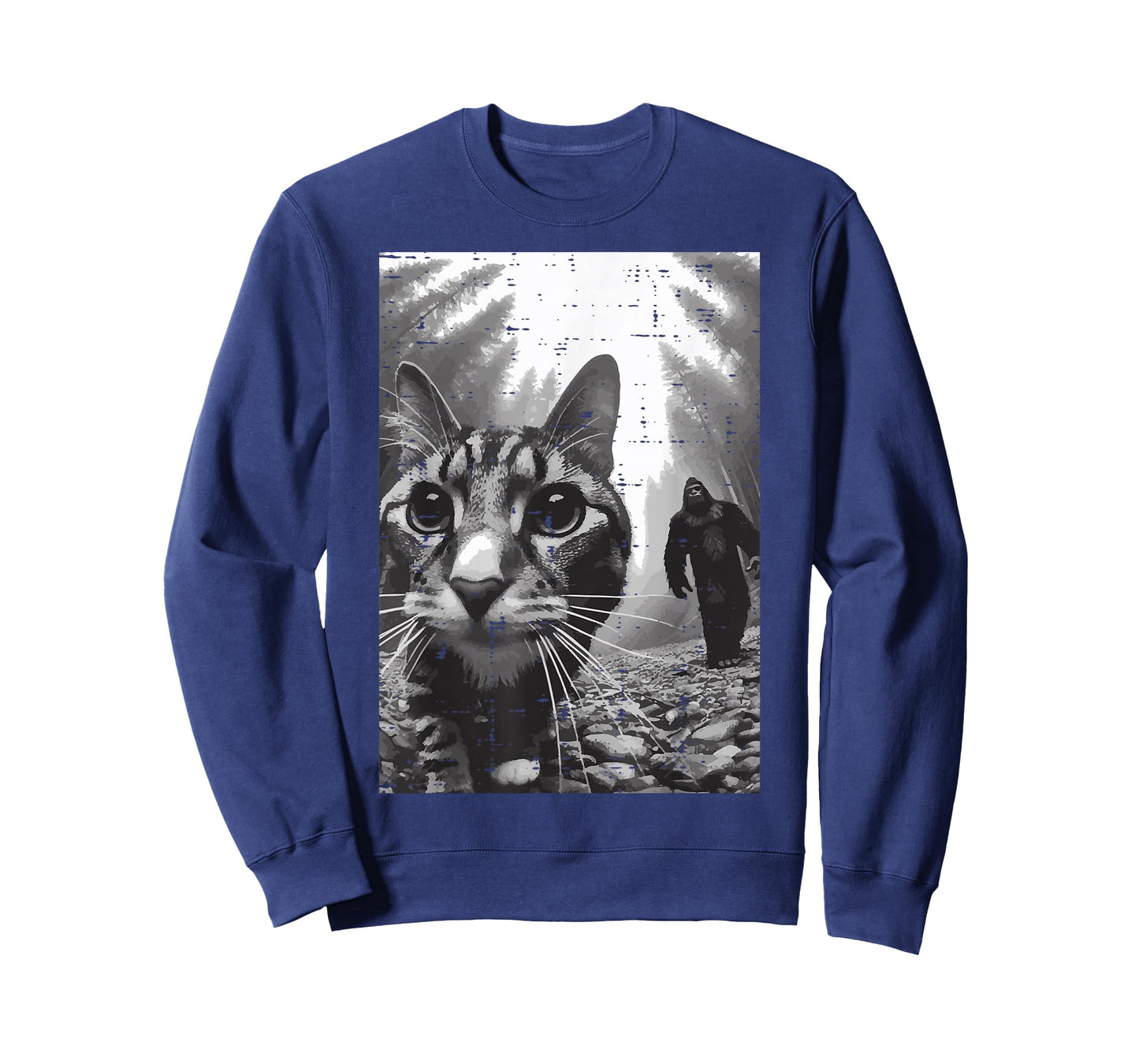Cat Bigfoot Sasquatch Selfie Funny Kitten Meme Men Women Kid T-Shirt