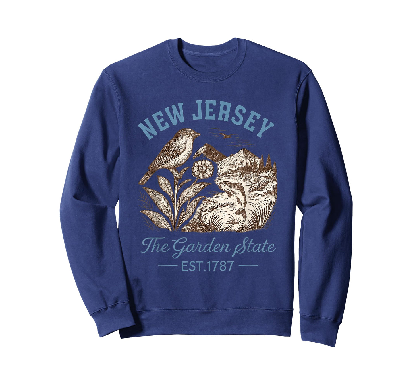 Vintage New Jersey The Garden State Tshirt T-Shirt