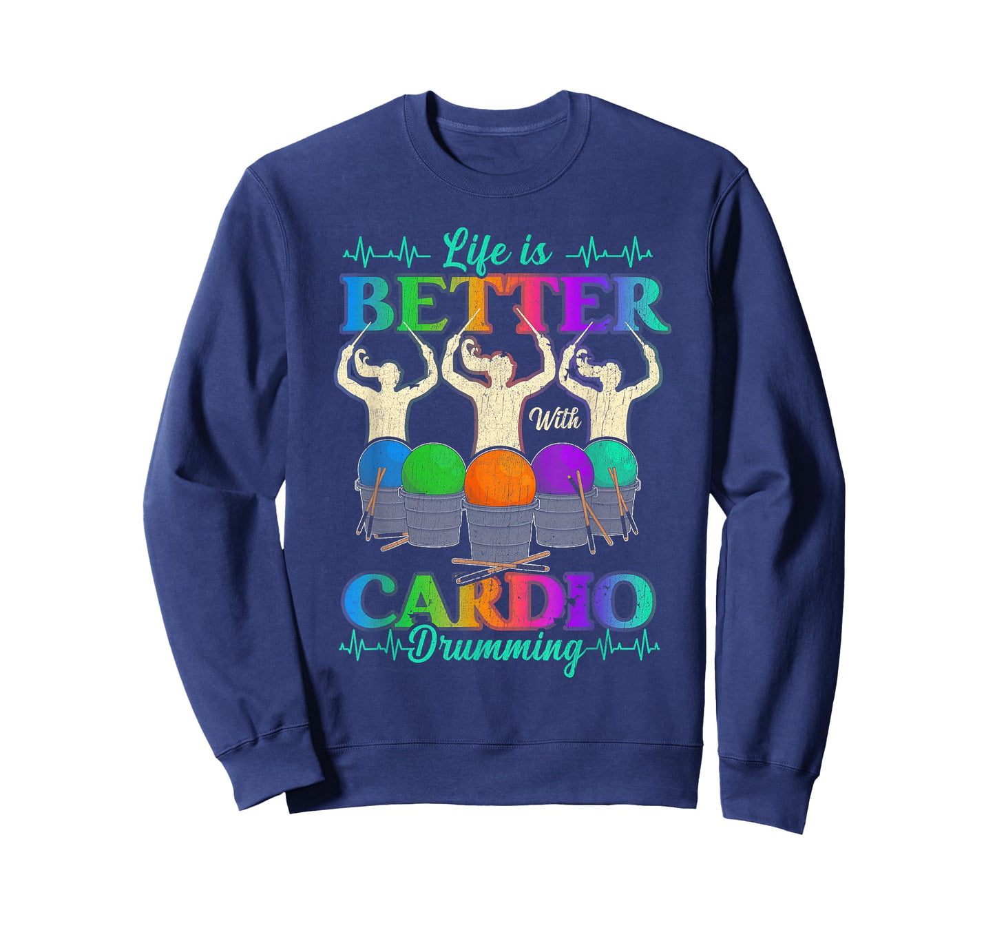 Life is Better with Cardio Drumming Fitness Workout Sport T-Shirt