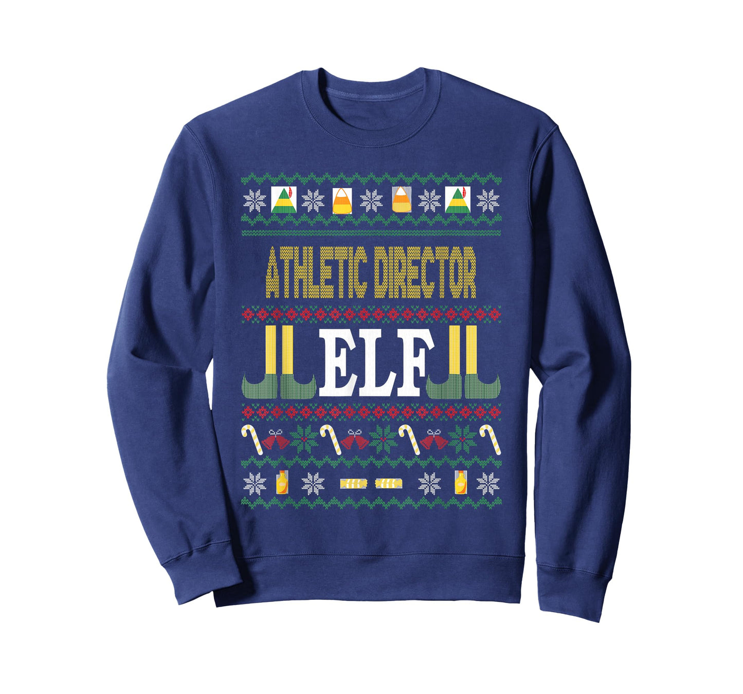 Athletic Director Elf Funny Christmas Gift T-Shirt