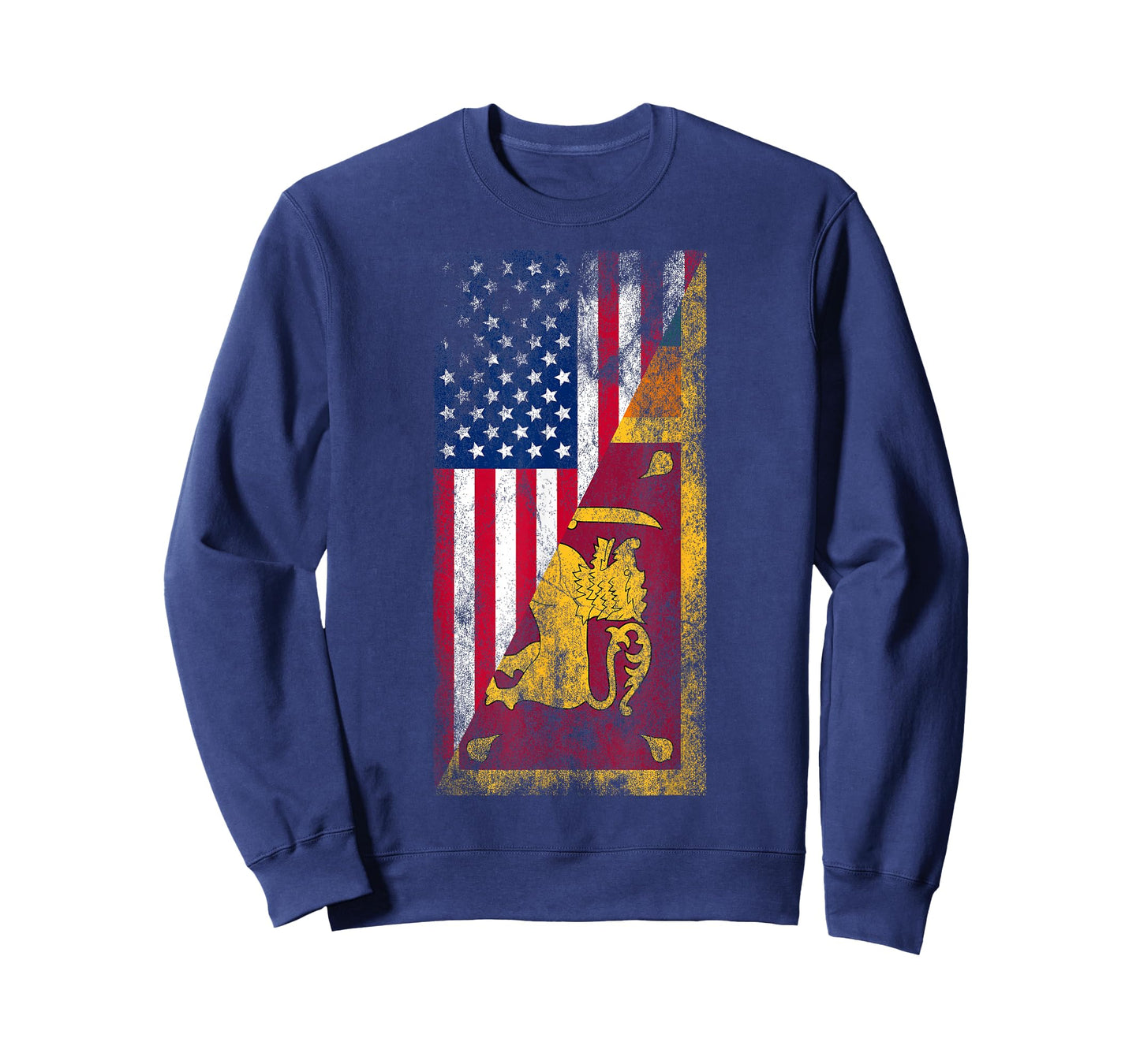 USA & Sri Lanka Flags - United States of America, Sri Lankan T-Shirt