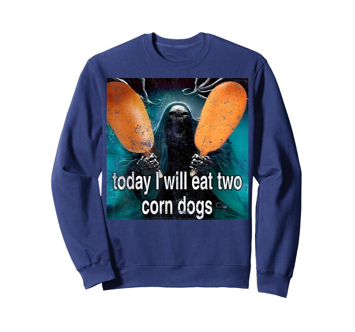 Today I Will Eat Two Corn Dogs Funny Meme Corndog Lover Joke T-Shirt