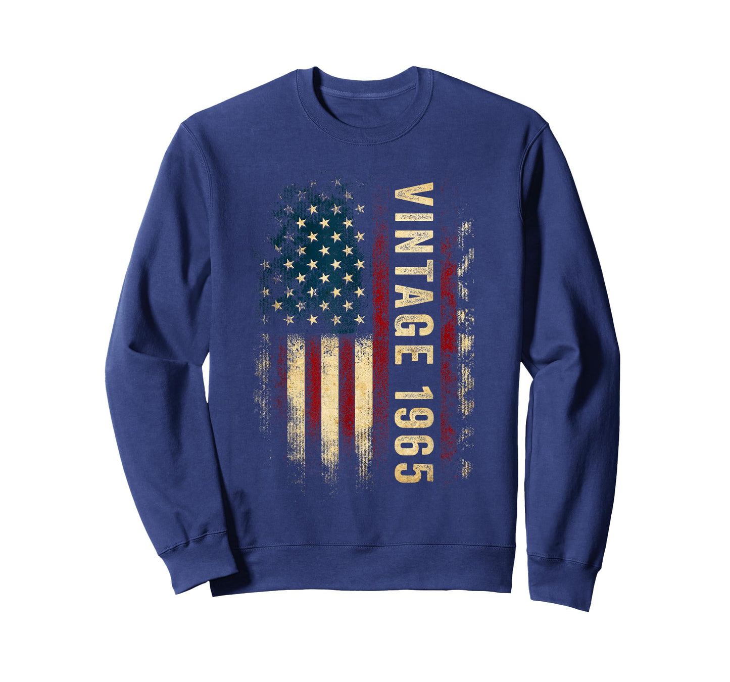 Vintage 1965 60 Year Old American Flag 60th Birthday Party T-Shirt