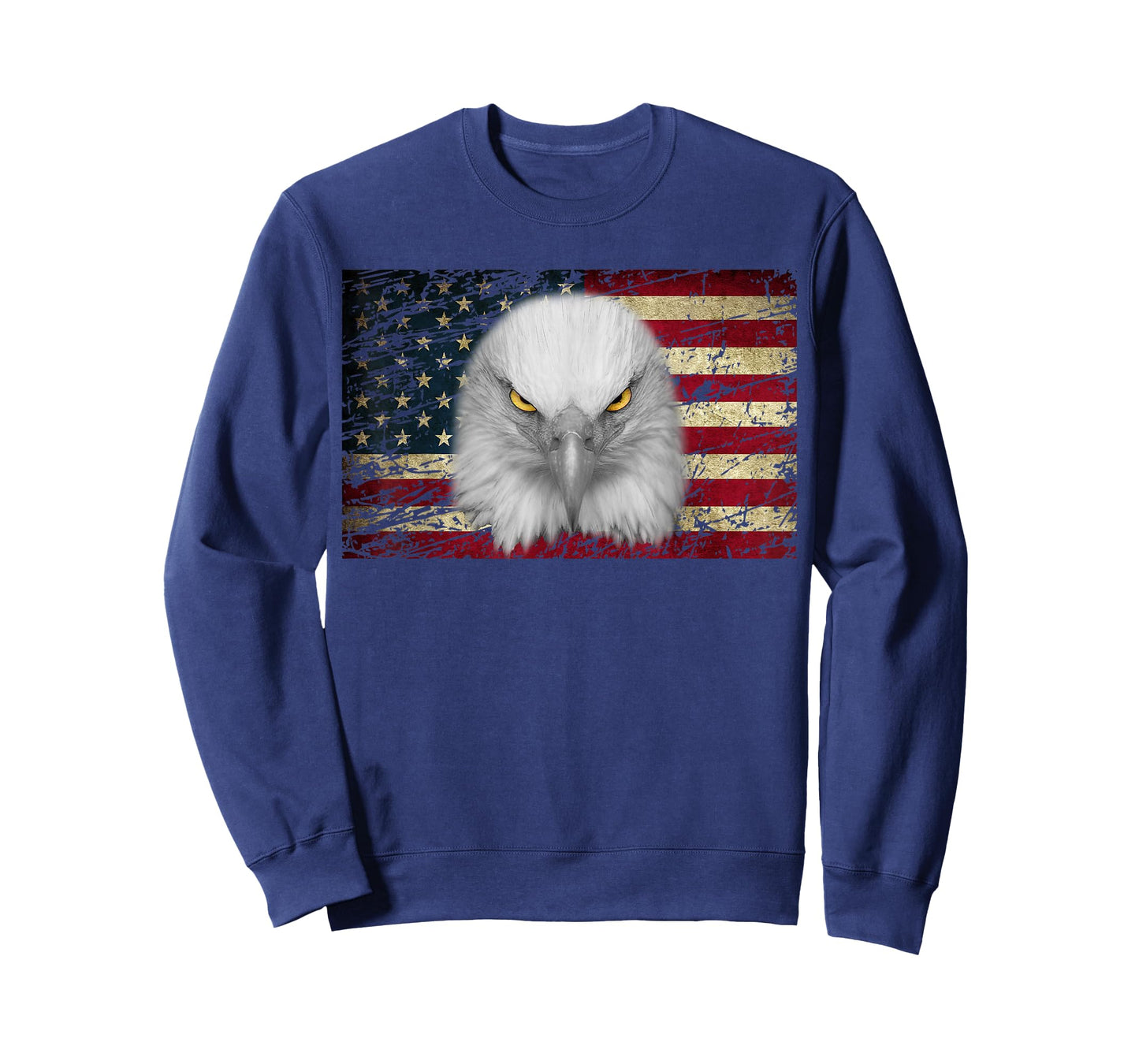 American Bald Eagle Eyes Shirt USA Flag Patriotic Shirt T-Shirt
