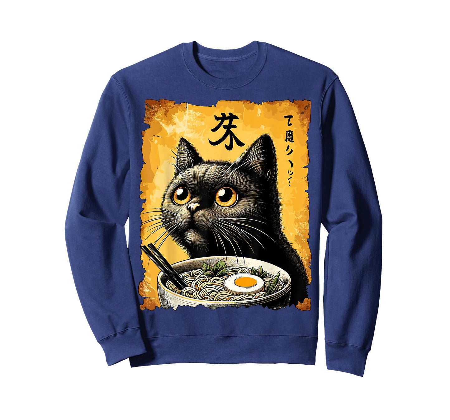 Cat Ramen Japanese Kawaii Funny Anime Cat T-Shirt