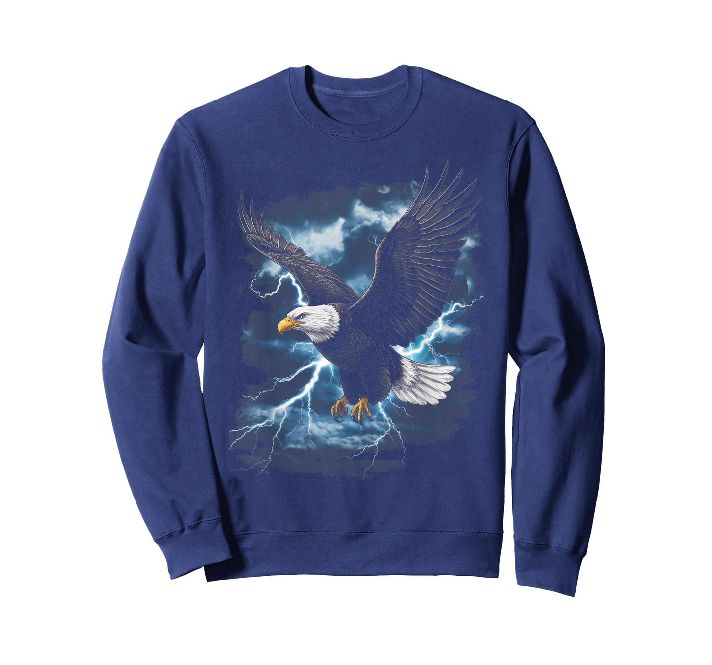 Bald eagle Bird Nature Usa Lightning T-Shirt