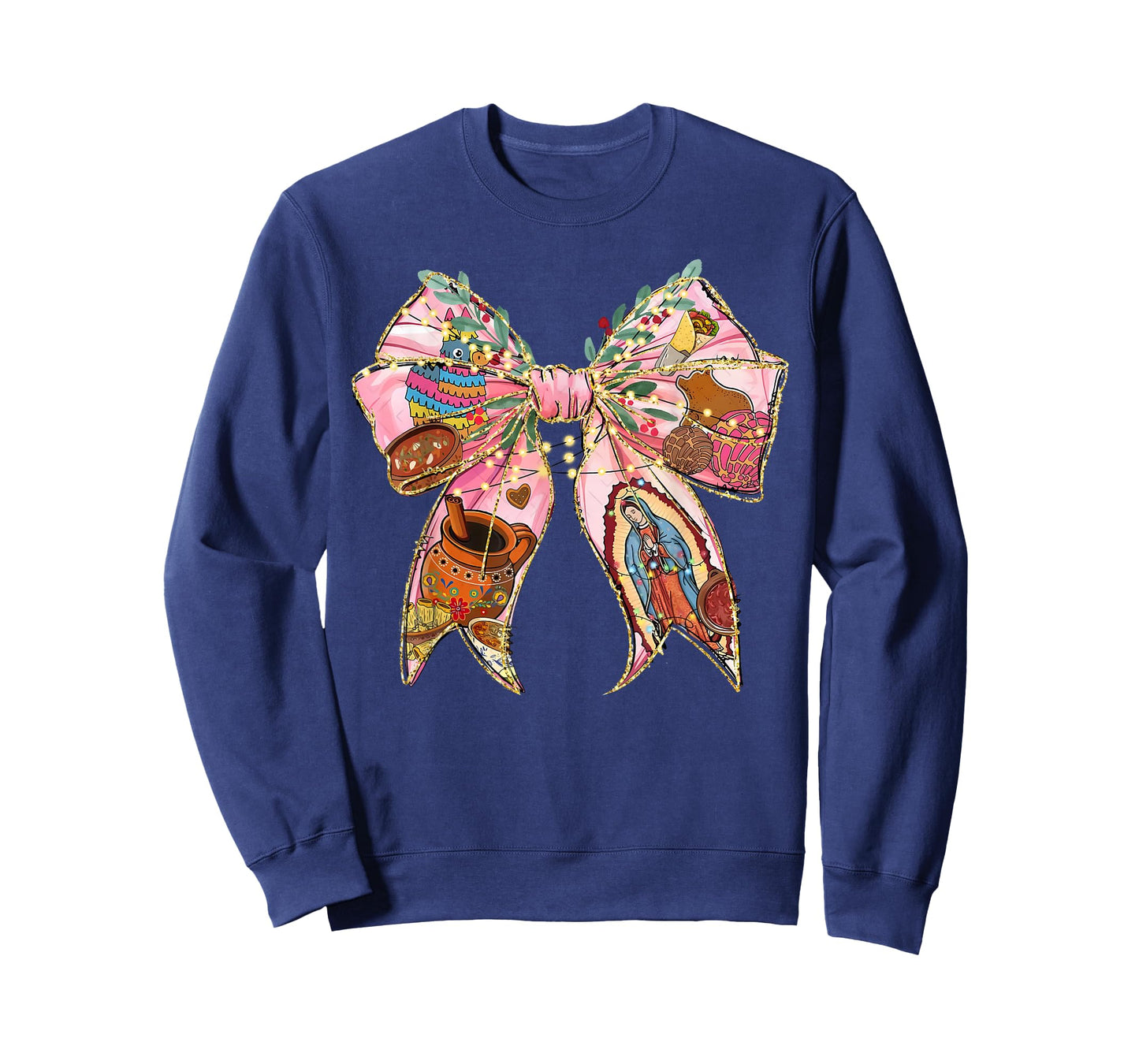 Coquette Christmas Tis The Season Mexican Xmas Bow Spanish T-Shirt