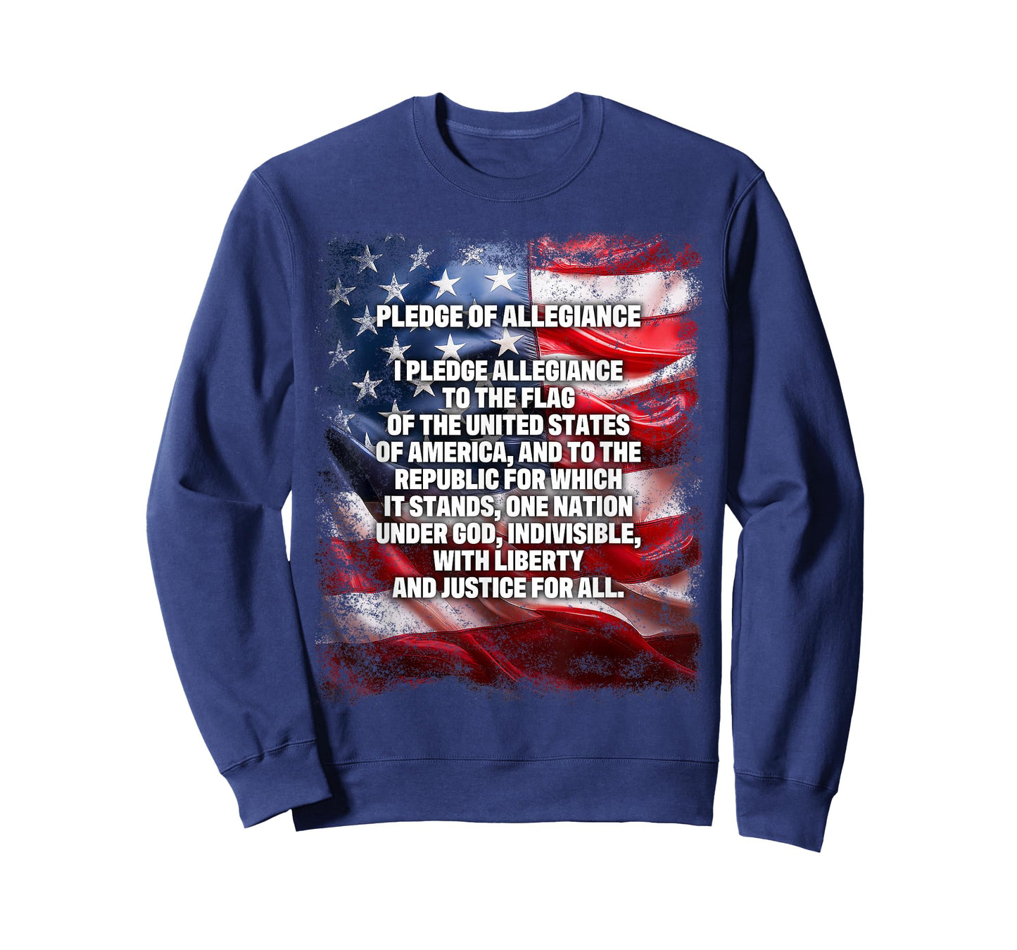 The Pledge Of Allegiance Flag 4th Of July Patriotic T-Shirt