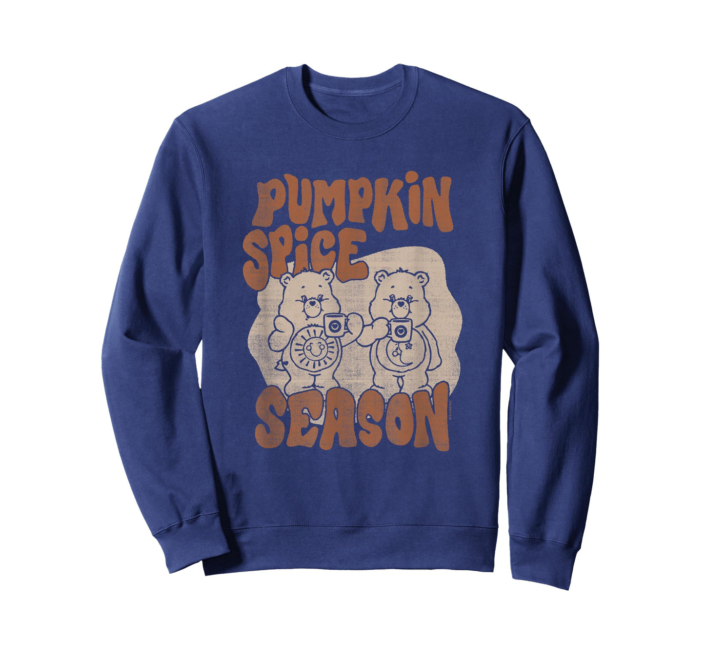 Care Bears Thanksgiving Vintage Pumpkin Spice Season Duo T-Shirt