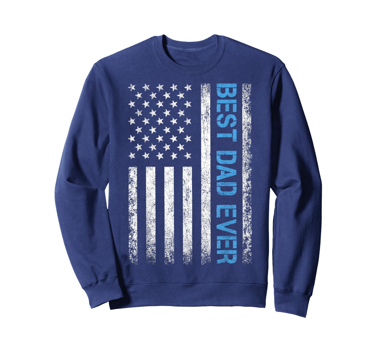 Best dad Ever US American Flag Gift for Father's Day T-Shirt