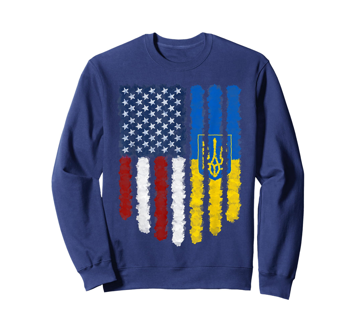 Ukrainian American Flag Ukraine Usa America T-Shirt