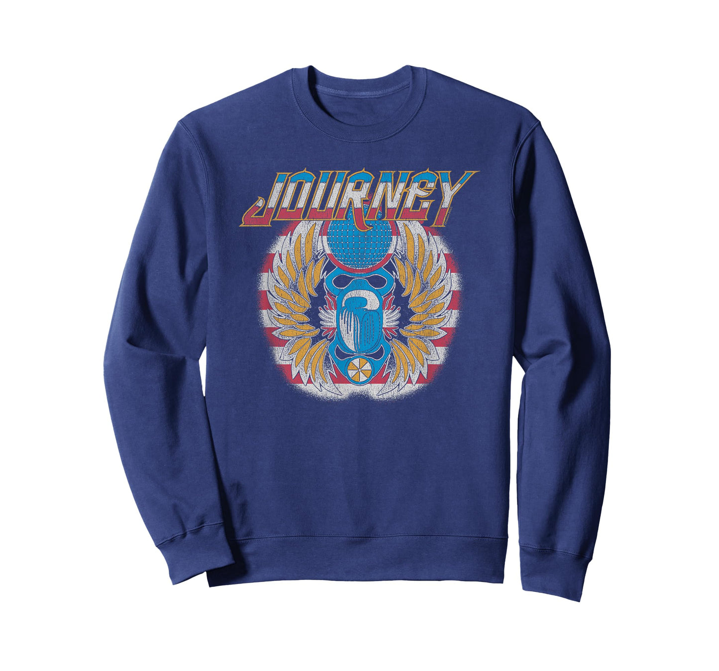Ripple Junction x Journey Patriotic Wings Scarab Beetle Logo T-Shirt