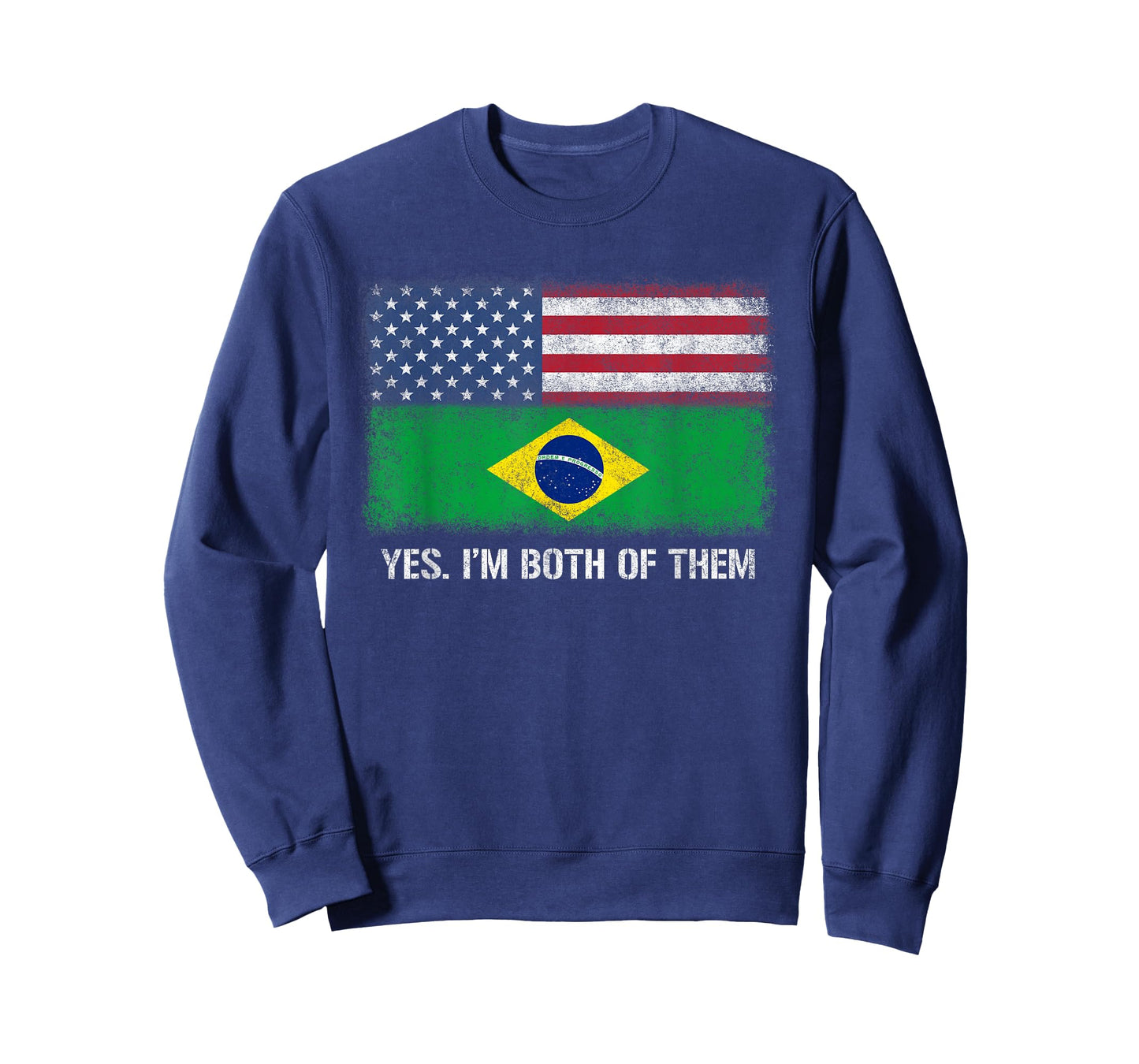 Usa Brazil Brazilian American Flag Dual Citizen Citizenship T-Shirt for Women Kids Men