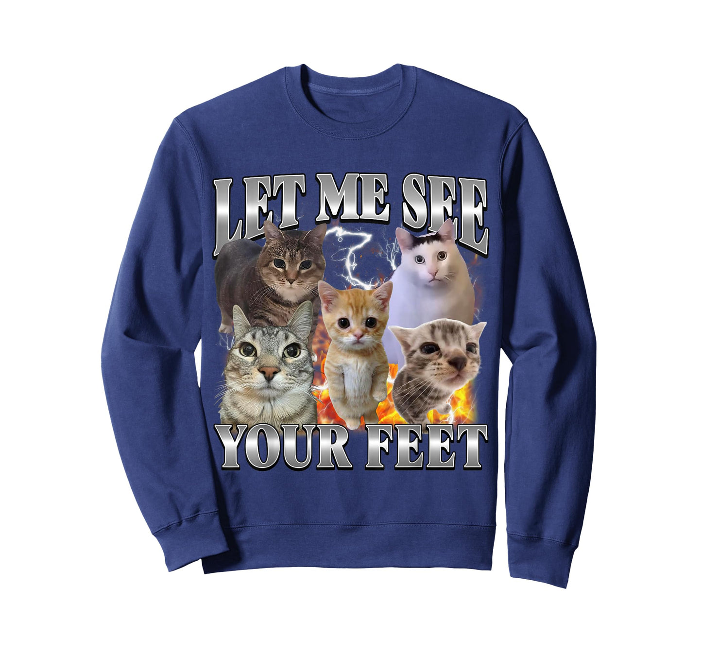 Let Me See Your Feet Funny Offensive Cat Meme Bootleg T-Shirt