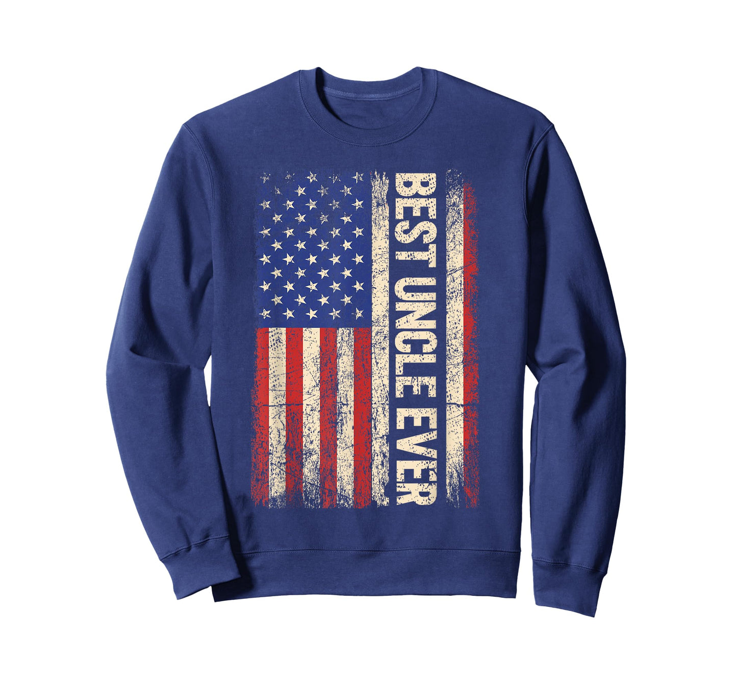 Best Uncle Ever US American Flag Shirt for Uncle Men Tee T-Shirt