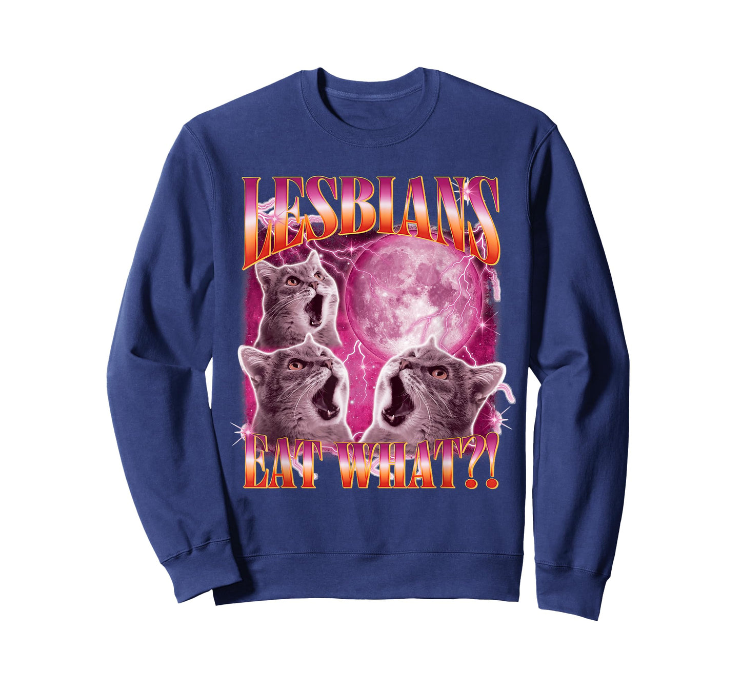 Funny Gay Pride Lesbians Eat What WLW Queer LGBTQ T-Shirt
