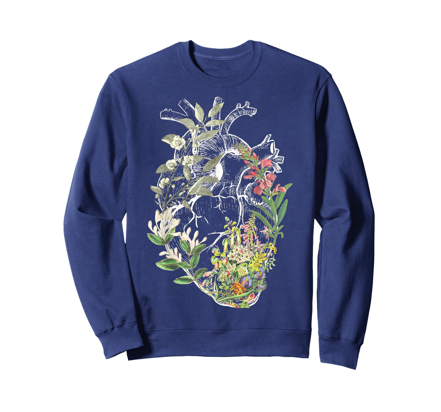 Anatomical Heart And Flowers Show Your Love T-Shirt