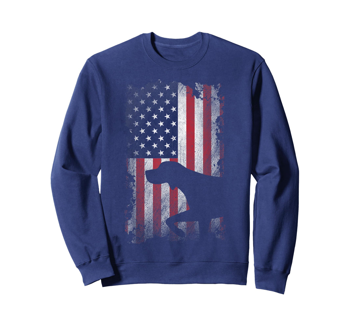 Patriotic German Shorthaired Pointer American Flag GSP Dog T-Shirt
