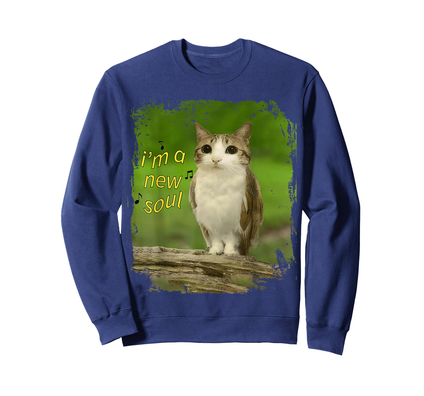 Funny Cat Owl Unhinged Brainrot Internet Meme Meowl T-Shirt