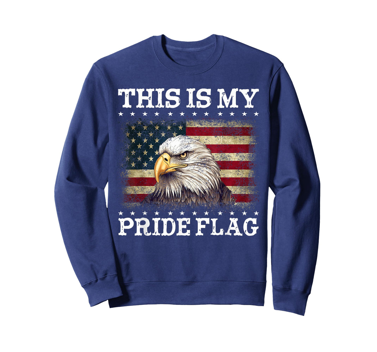 This is My Pride Flag USA American 4th of July Patriotic T-Shirt