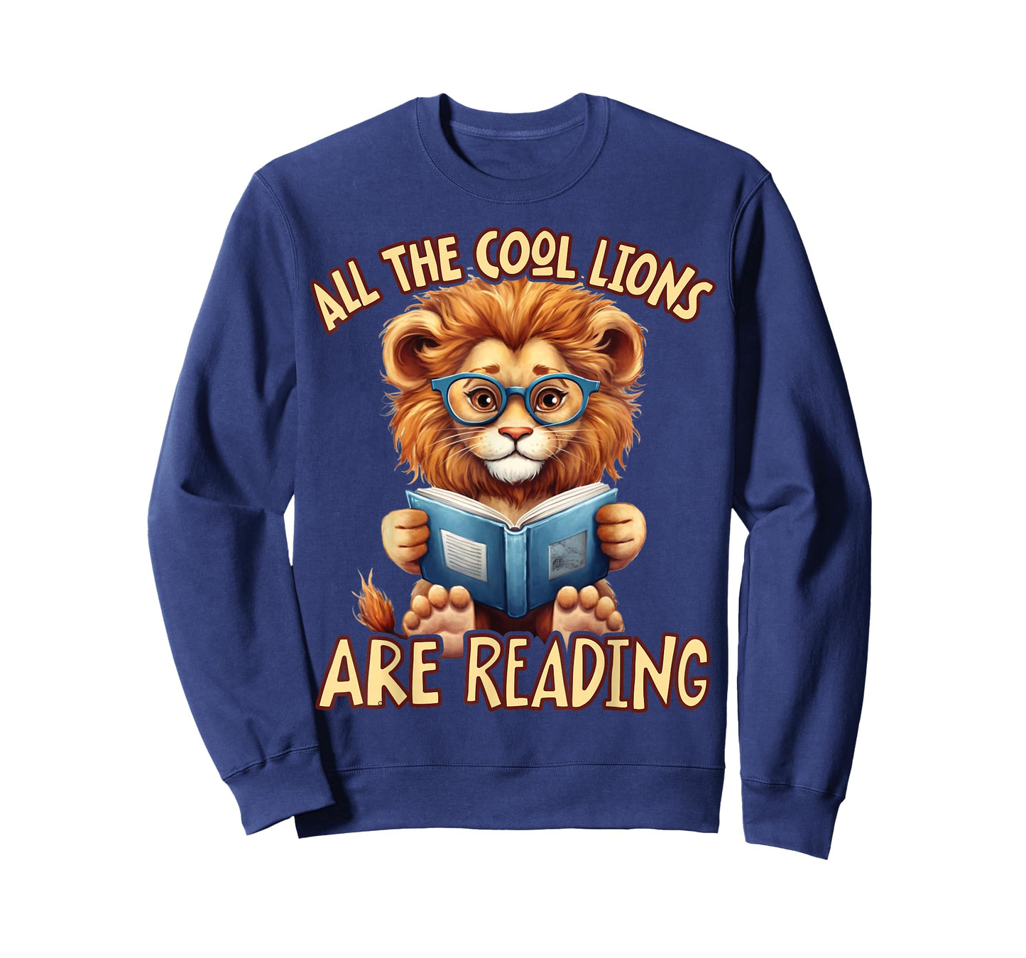All The Cool Lions Are Reading Lion Teacher Men Women Kids T-Shirt