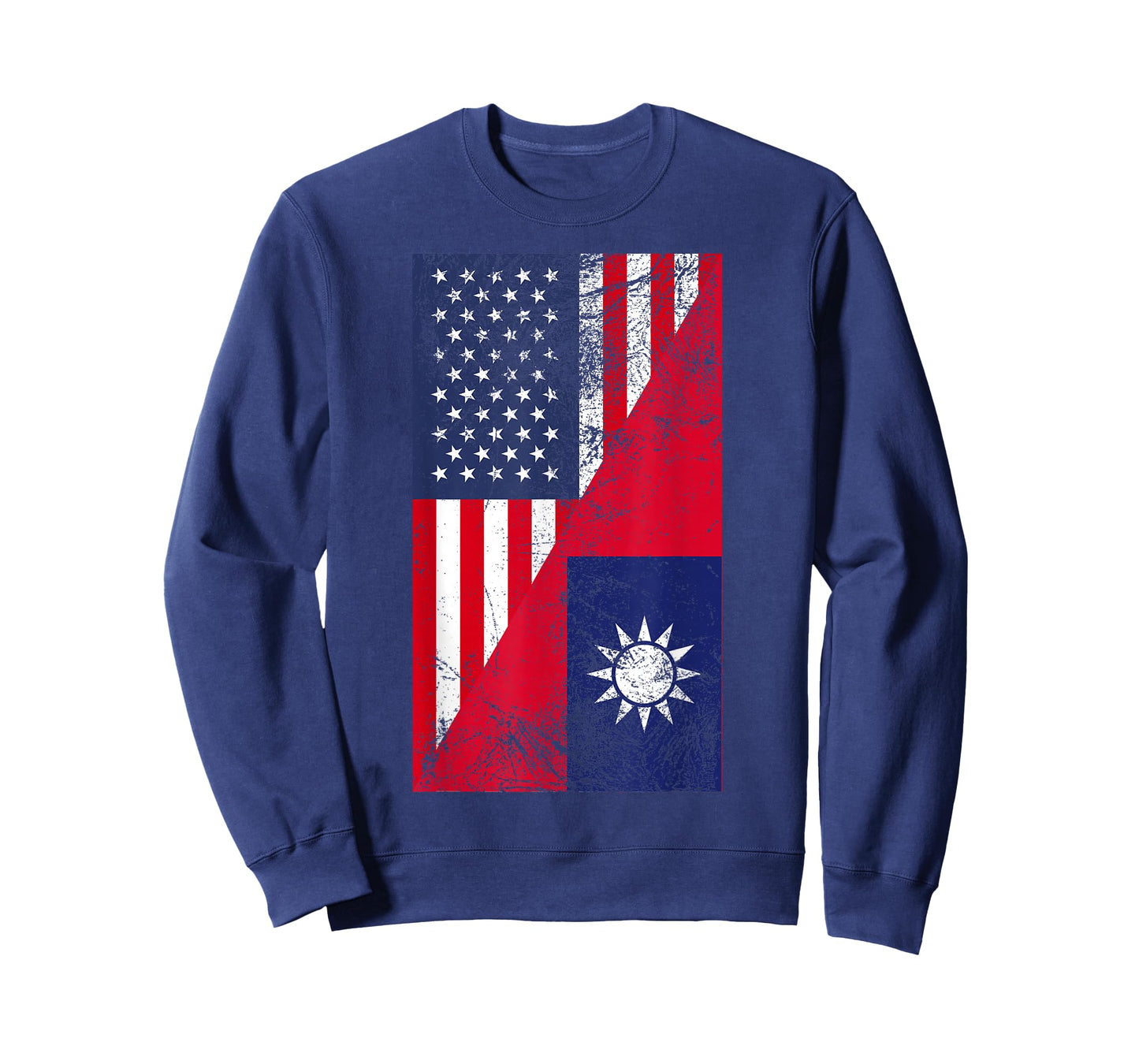 USA Taiwan Flags - United States Taiwan Flag T-Shirt