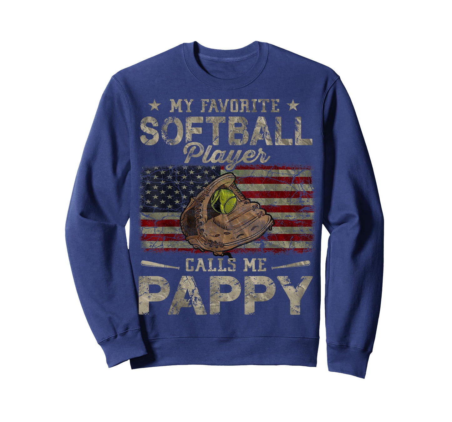 My Favorite Softball Player Calls Me Pappy Father's Day T-Shirt