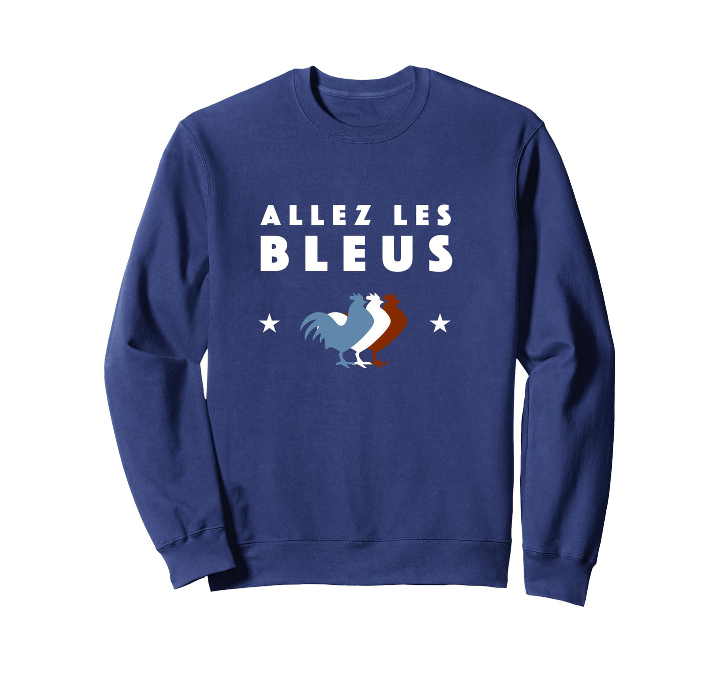 Retro France Soccer Shirt 2018 French Flag ALLEZ LES BLEUS