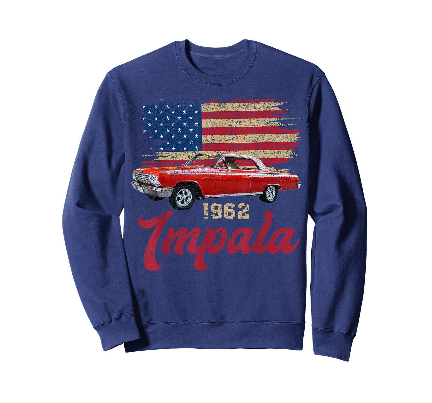 Jersey Style 62 1962 Impala Old School Muscle Cars T-Shirt