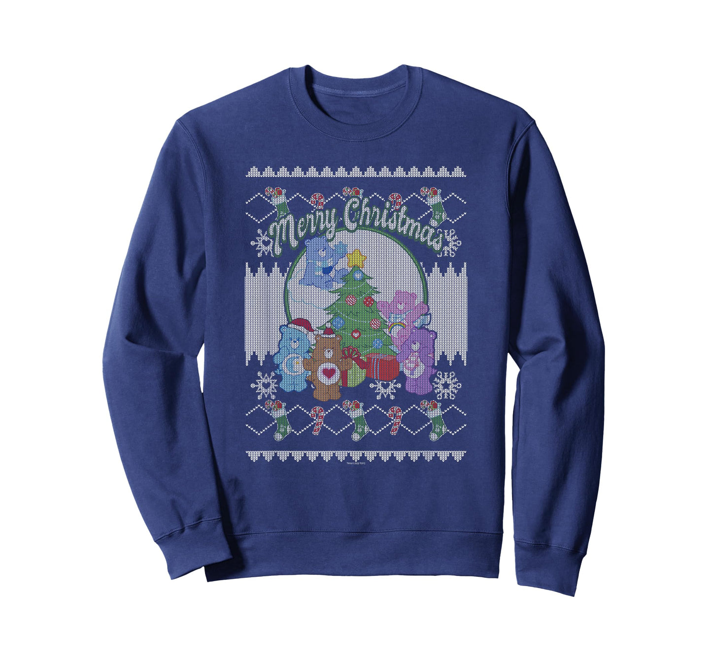 Care Bears Christmas Vintage Ugly Sweater Stocking Stuffers T-Shirt