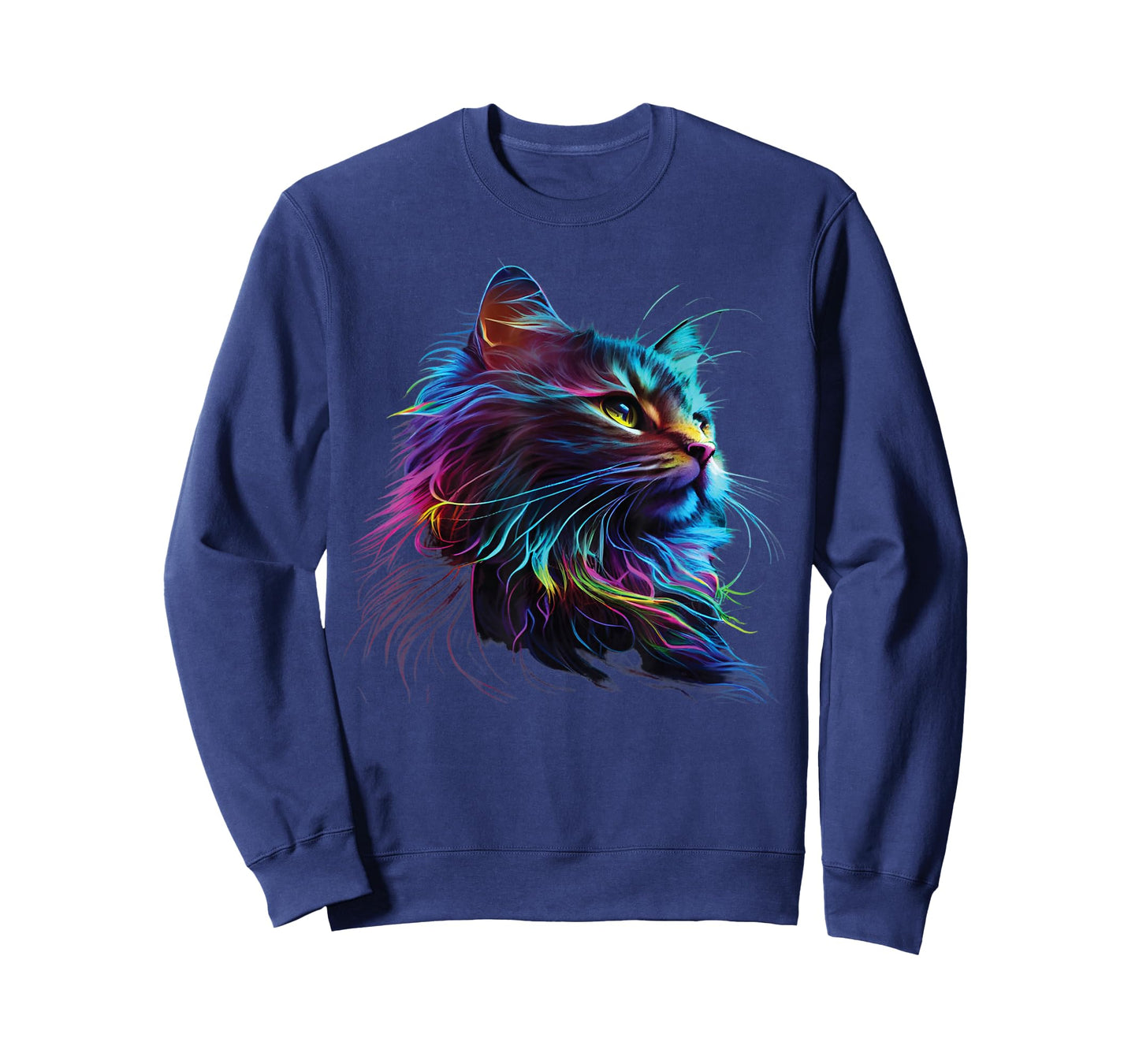 Cute Colorful Cat for Kitten Lovers Art Kitty Cats T-Shirt