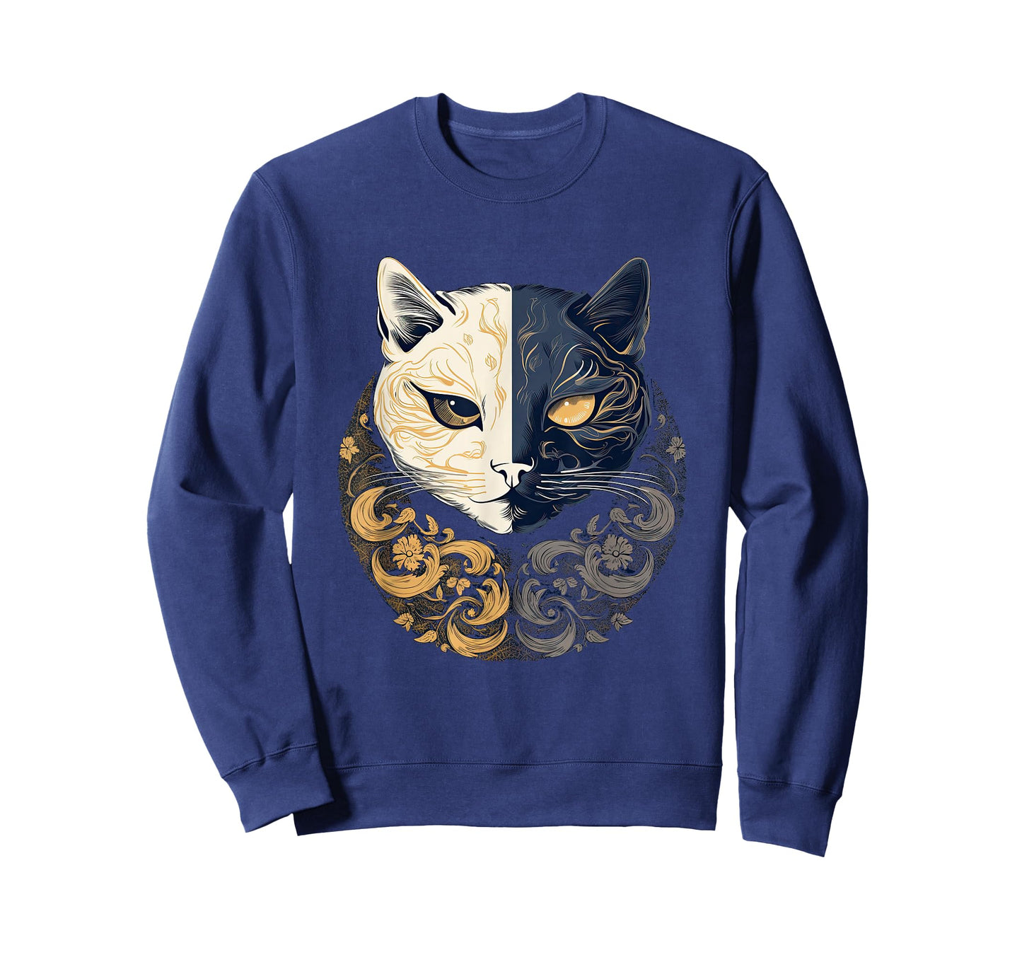 Japan Otaku Sweet Cats Anime Kawaii Cat T-Shirt - Women's Unisex Cat Themed T-Shirt - Black - Small - Short Sleeve - Crew Collar - Classic Fit - All Seasons - Imported