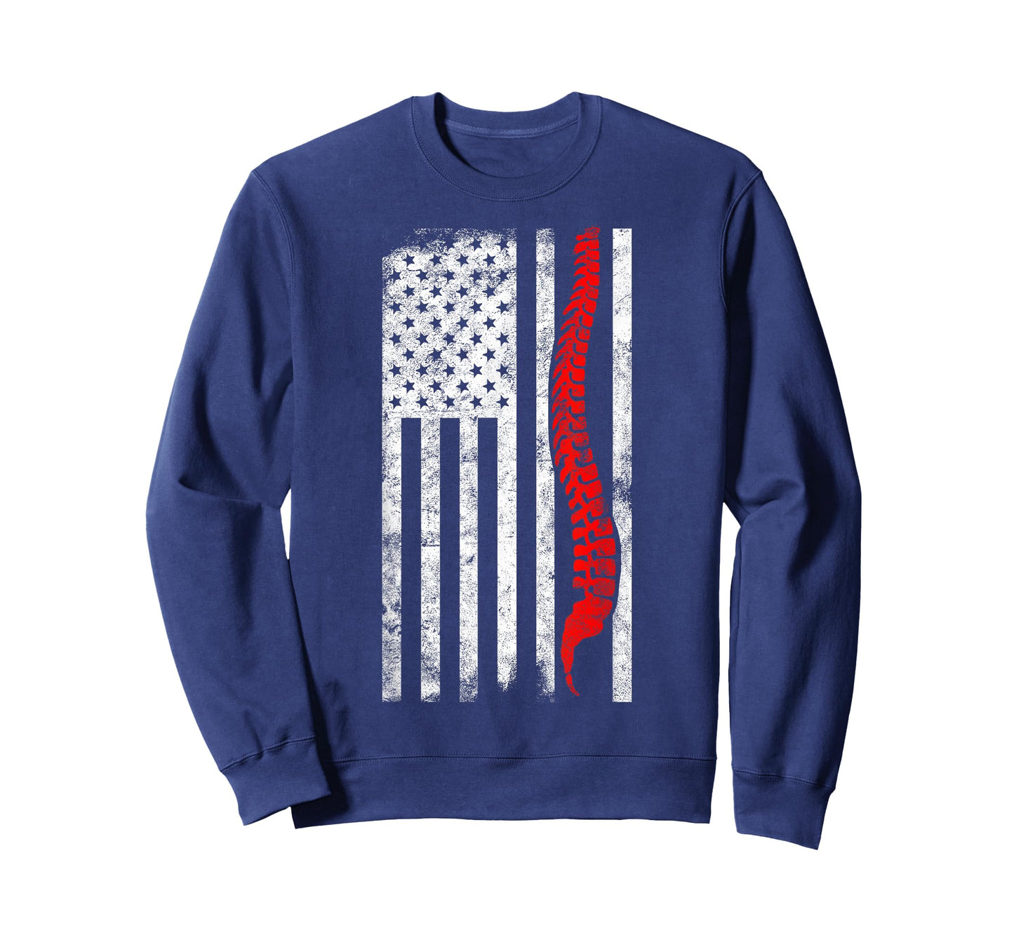 Chiropractor American Flag | Chiropractic Gift | Spinal Cord Women Men T-Shirt