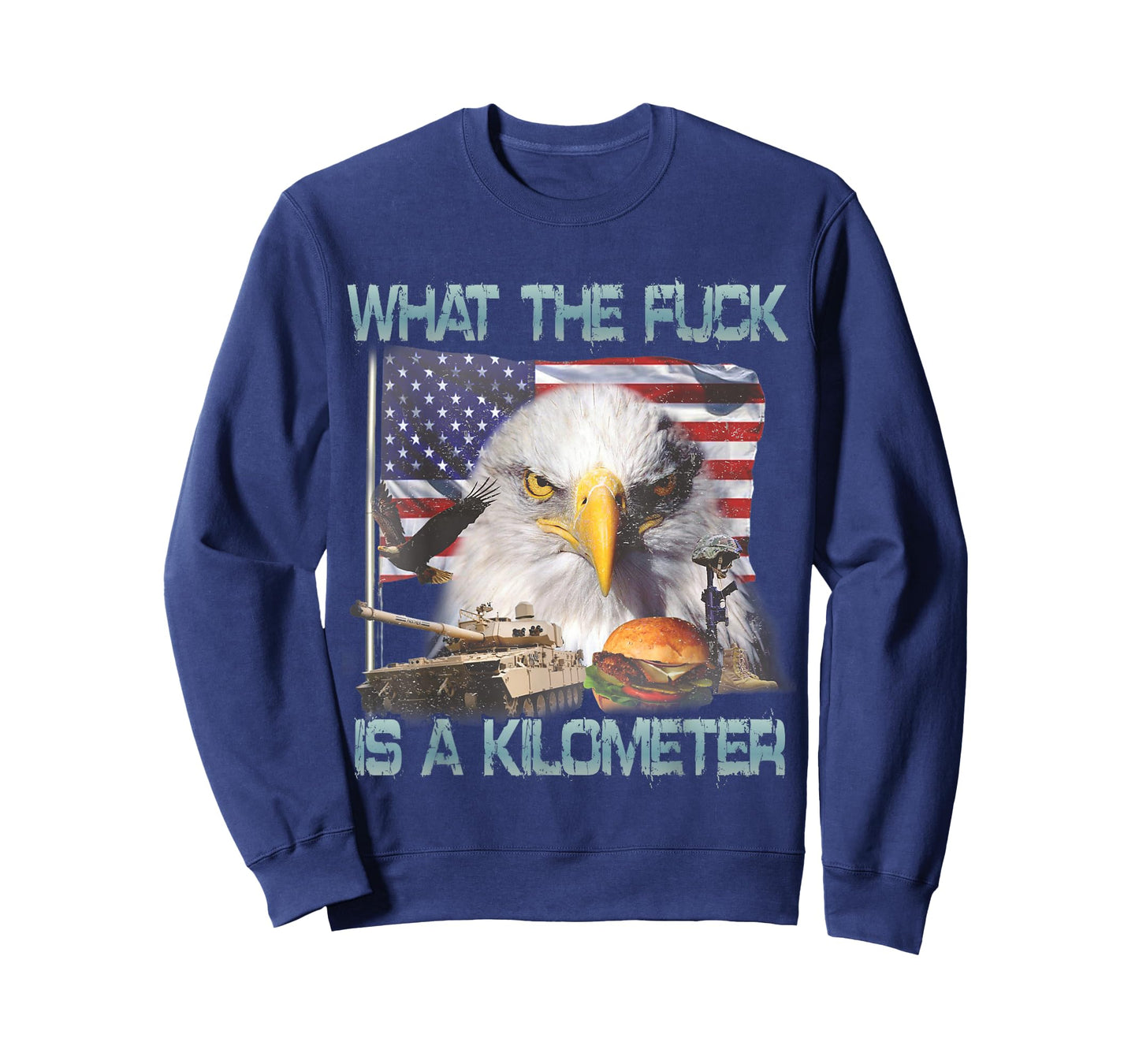 WTF What The FCK is A Kilometer GeorgeWashington 4th of July T-Shirt