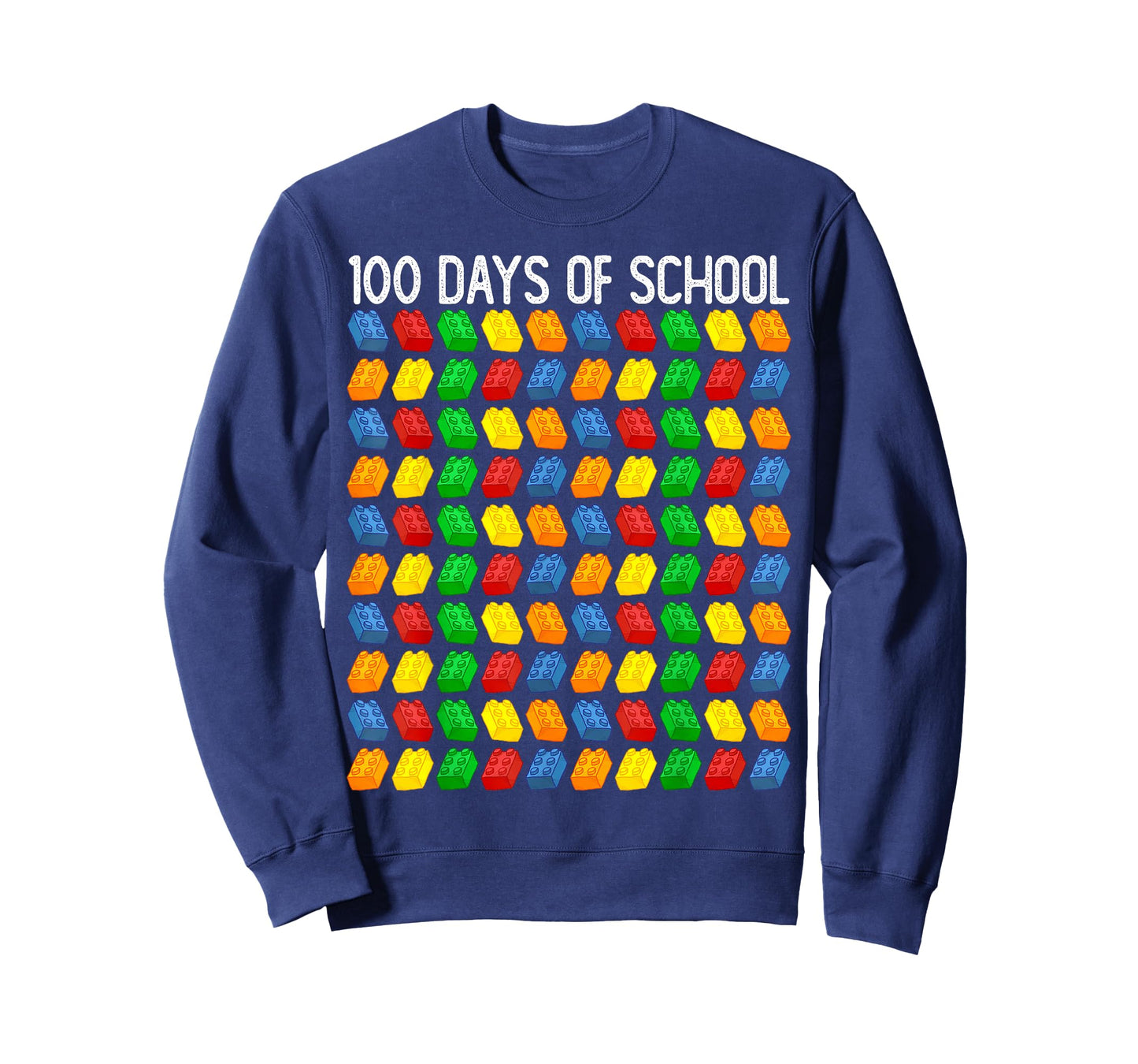 Master Builder Funny Building Blocks 100 Days of School Kids T-Shirt
