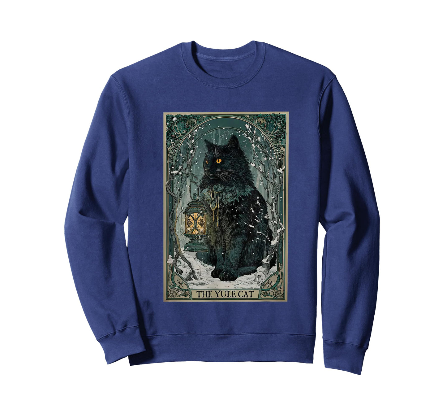 The Yule Cat Tarot Card Christmas T-Shirt
