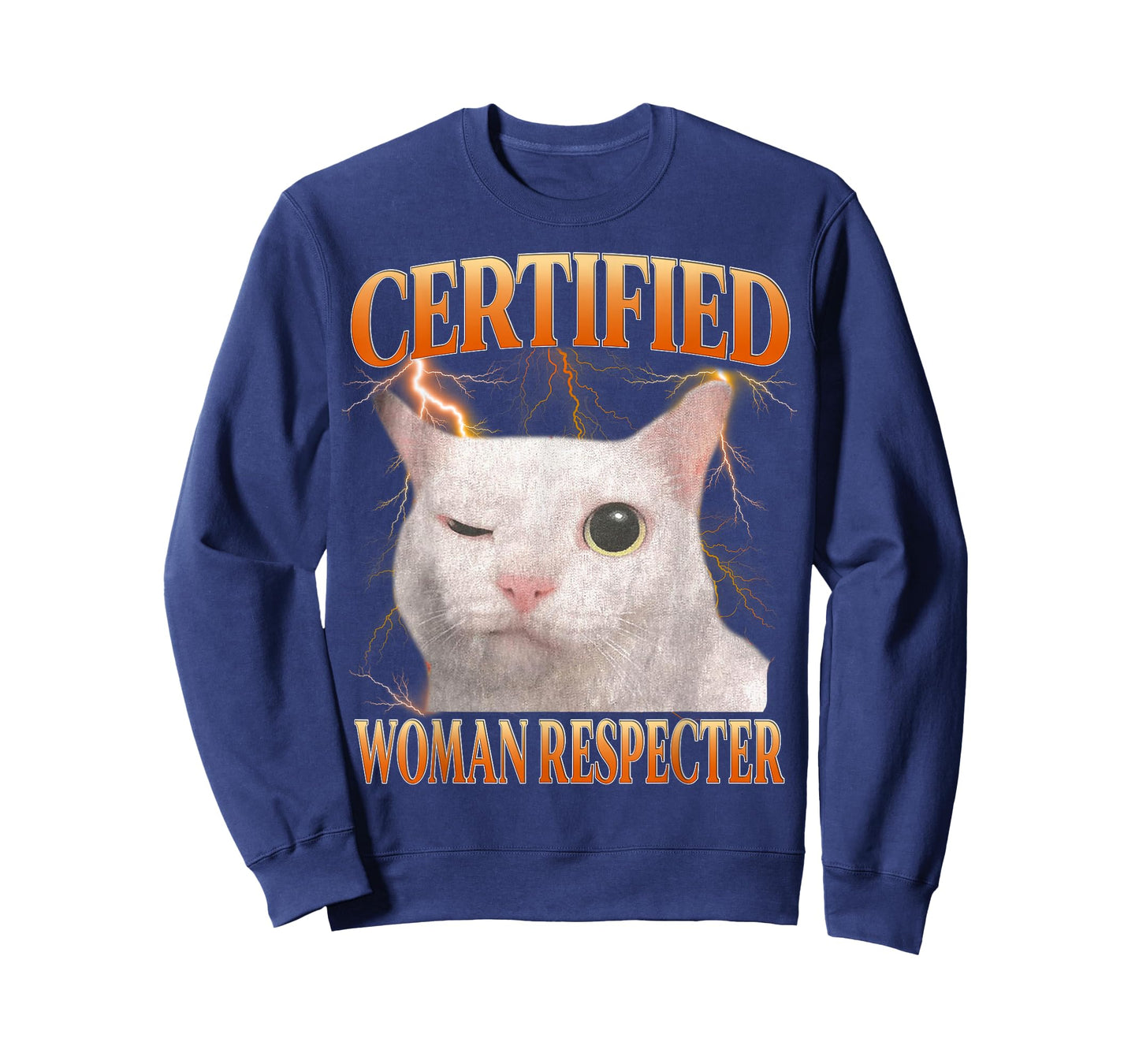 Certified Women Respecter Shirt Funny Meme Funny Cat Humor T-Shirt