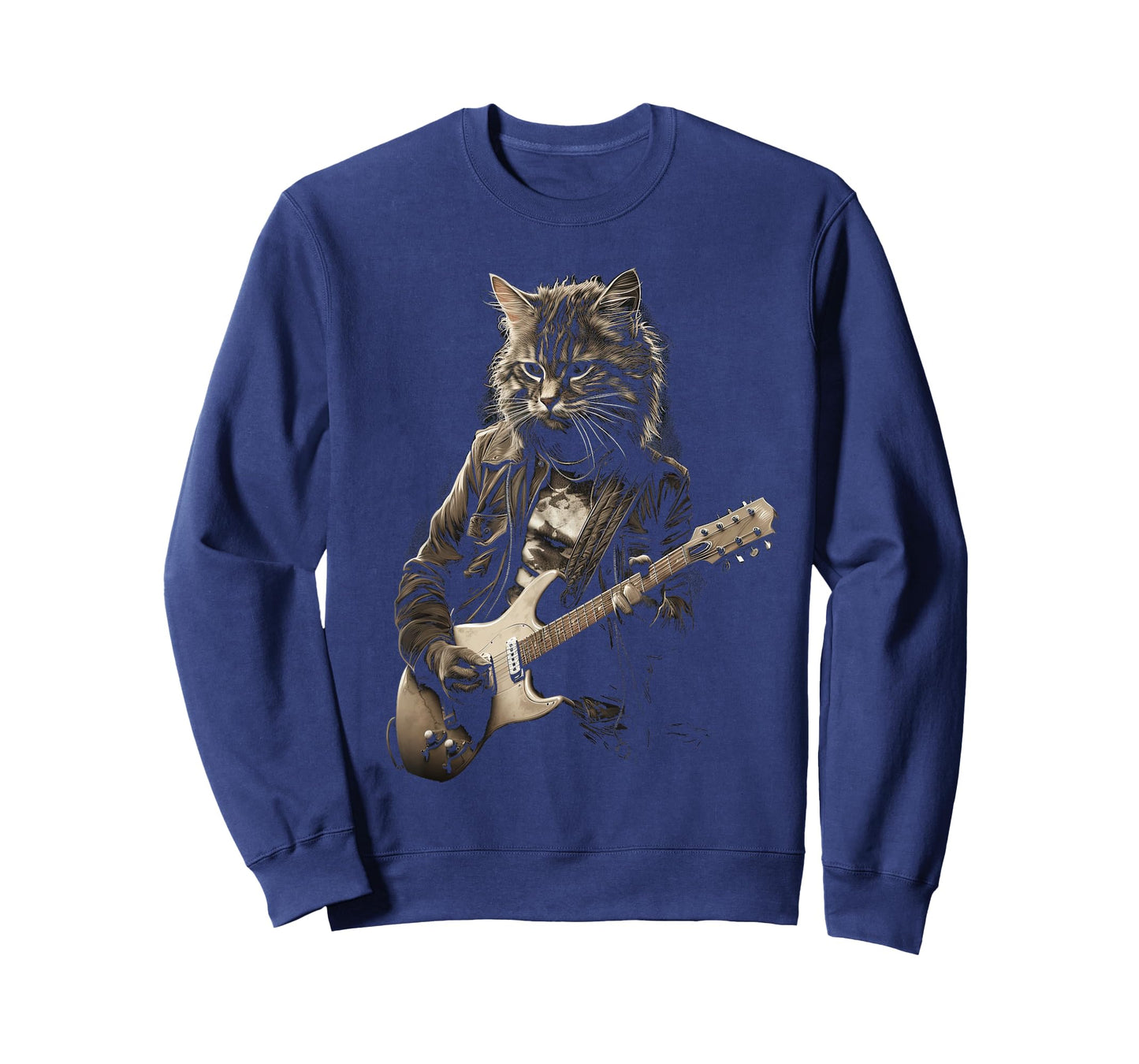 Cat Playing Bass Guitar Guitarist Rocker cool T-Shirt