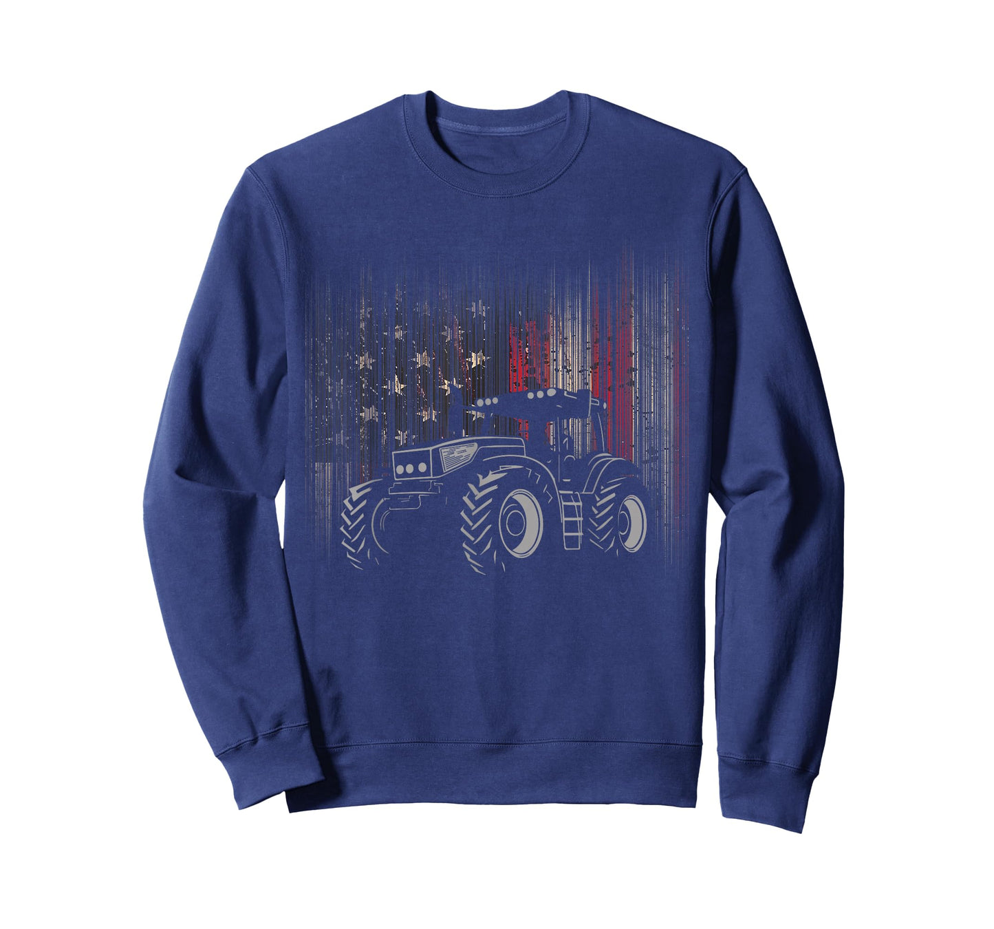 American Flag Tractor Patriotic Farmer T-Shirt