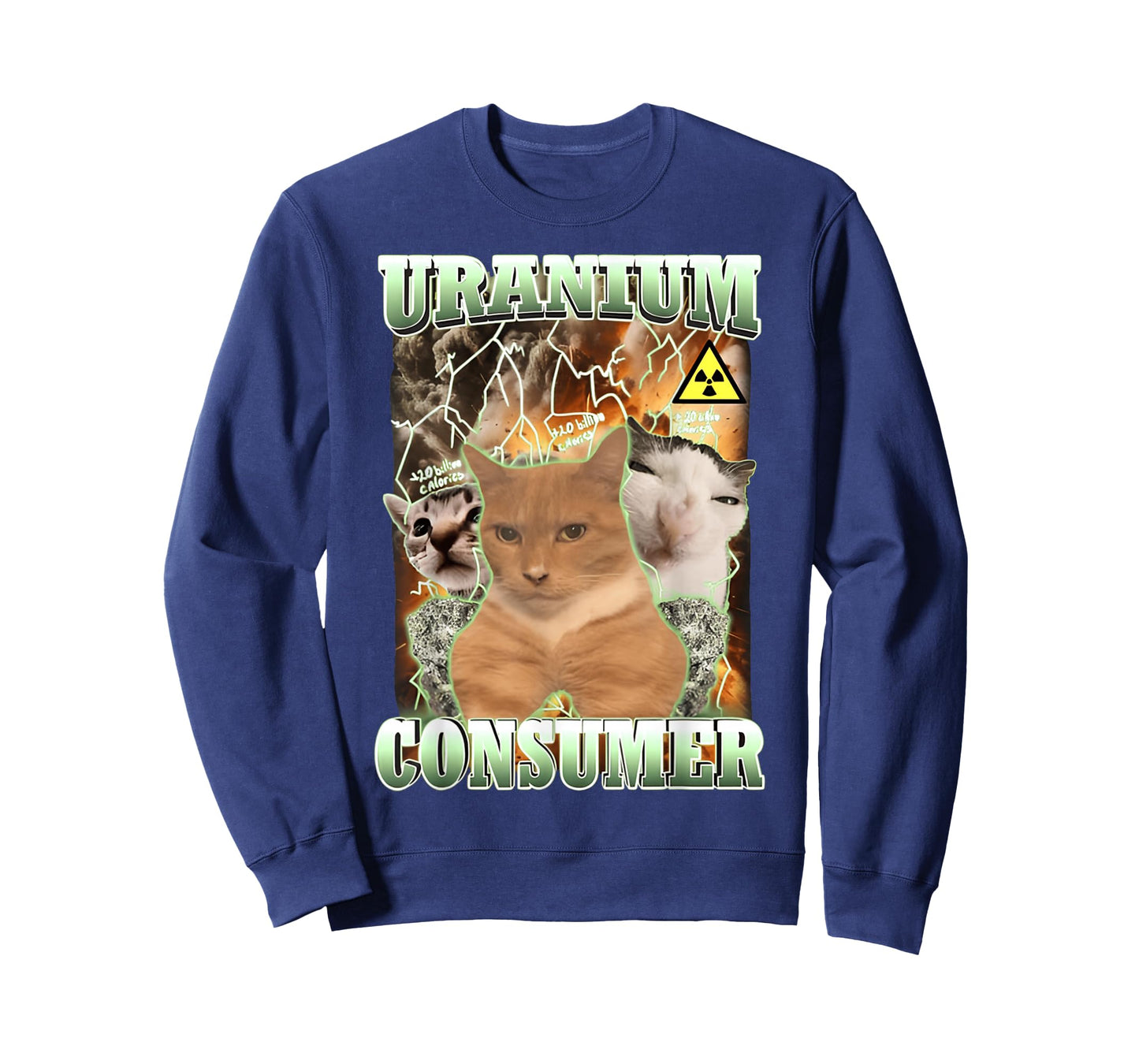 Uranium Consumer Cat & FUNNY Cute Cats T-Shirt for Men Women Girls Kids