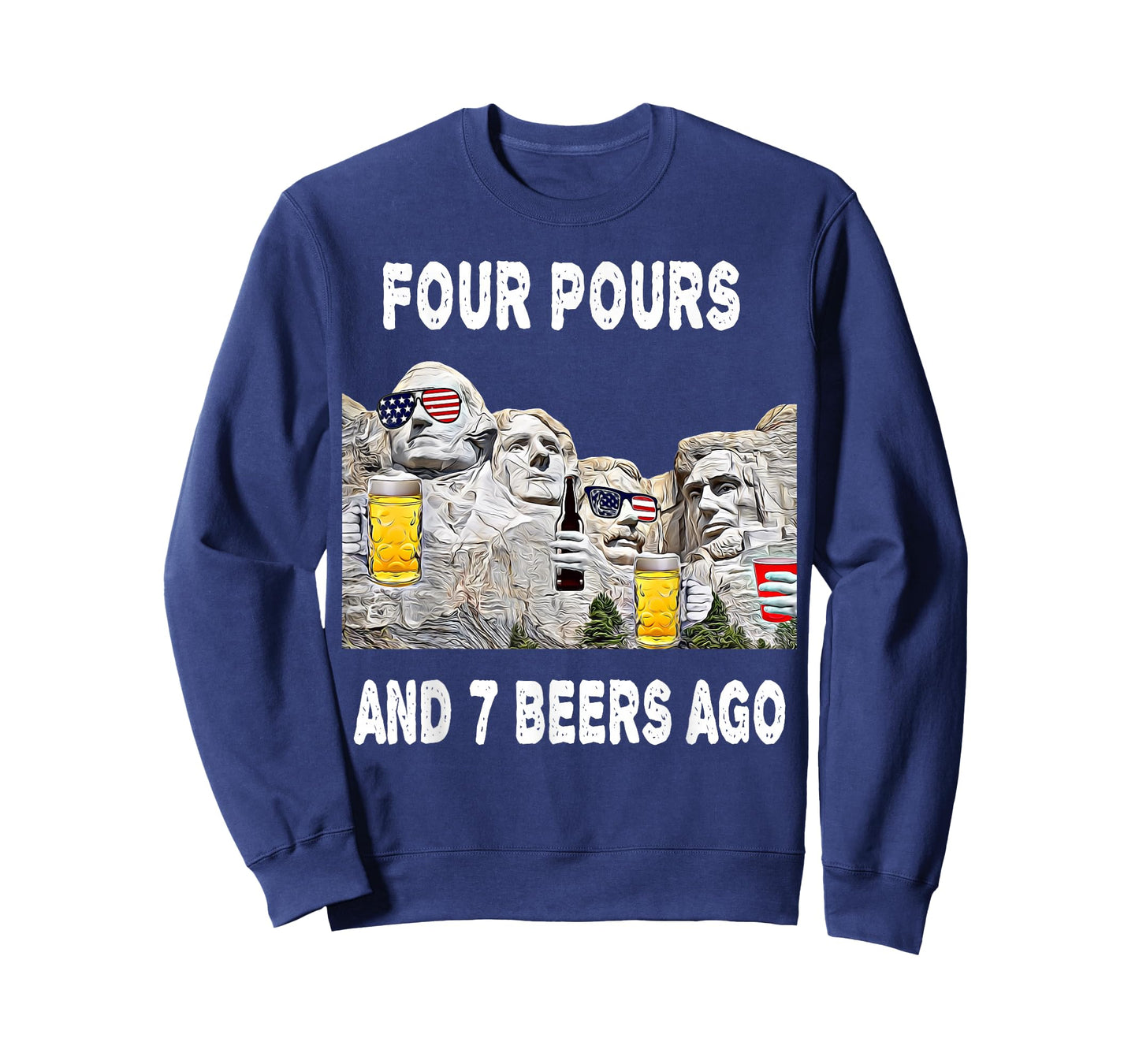 Abraham Abe Drinkin Shirt 4th of July USA Funny Ben Drankin T-Shirt