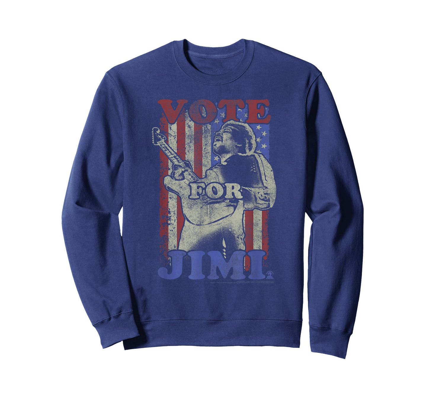 Jimi Hendrix Official Guitar Flag Vote for Jimi Tee T-Shirt
