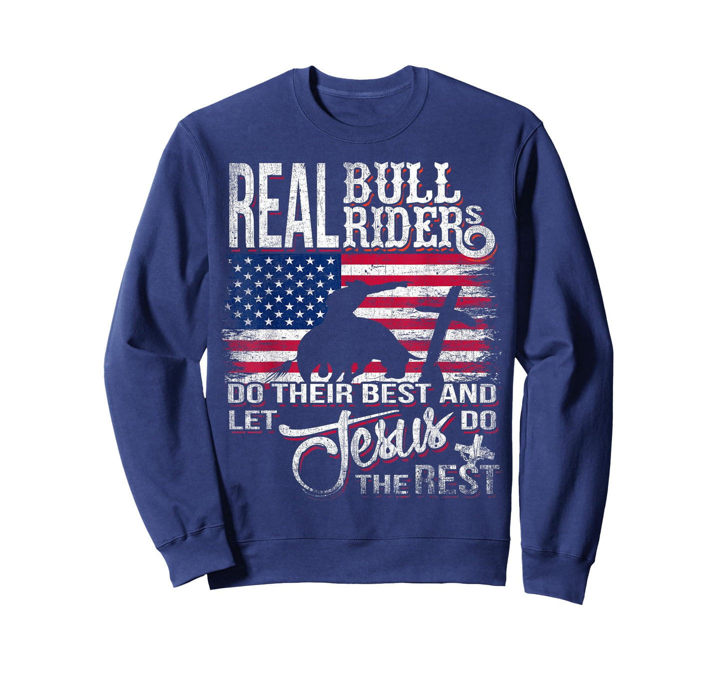 Christian Bull-Rider Bull Riding Jesus Western Sports T-Shirt