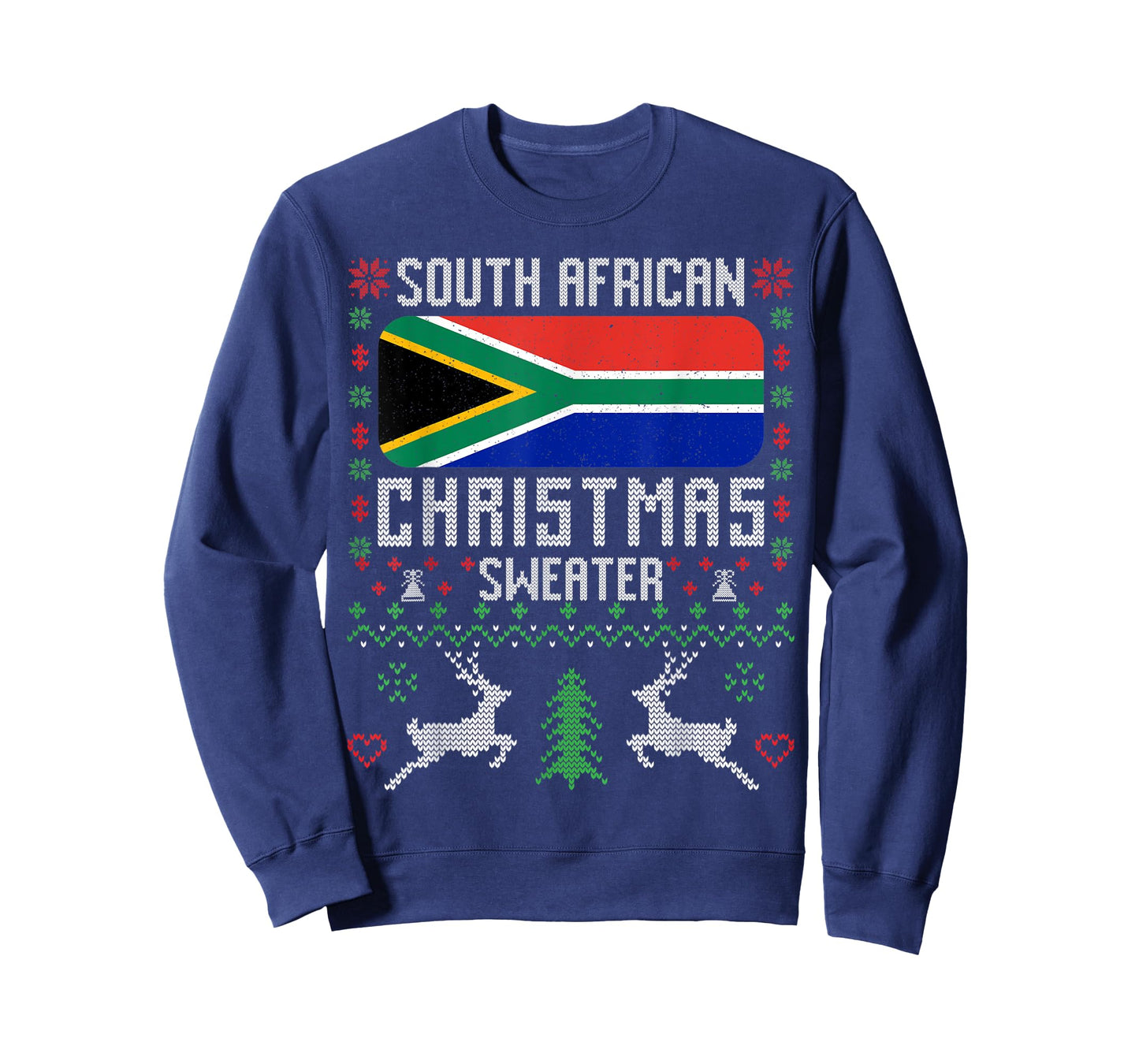 South Africa Flag South African Christmas Sweater T-Shirt