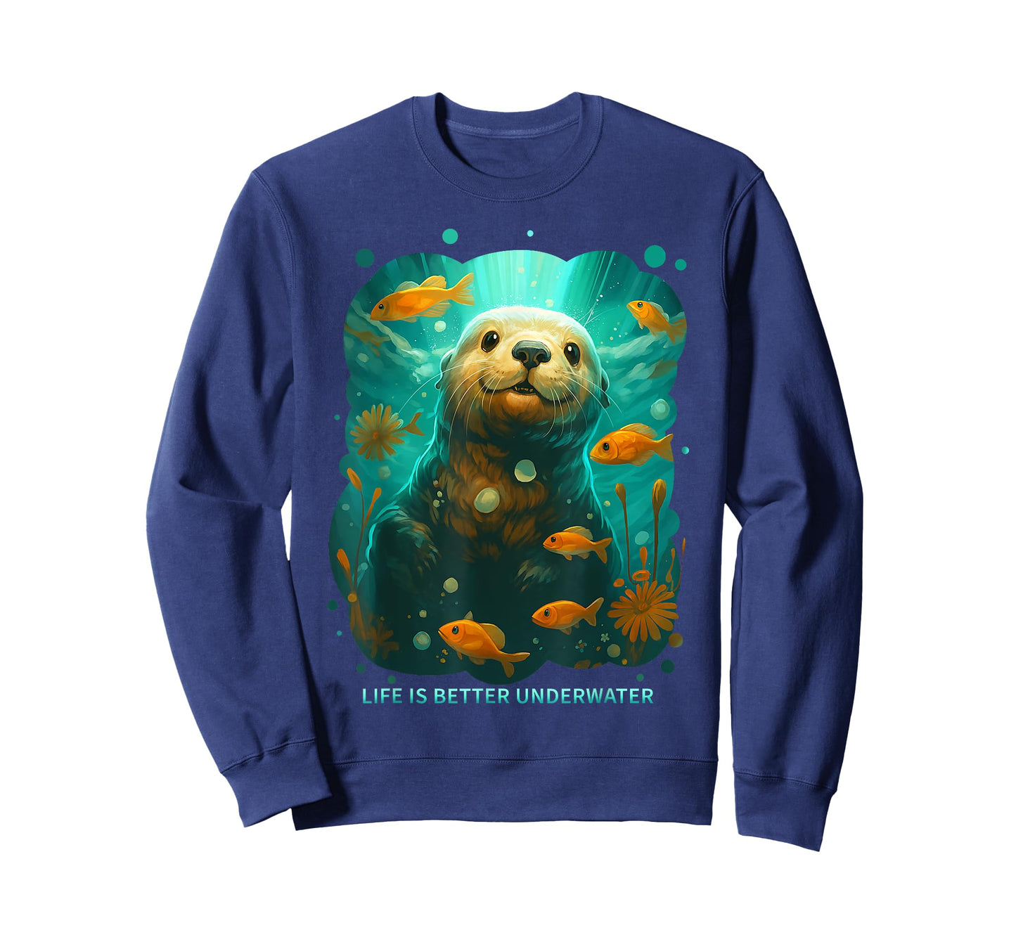 Cute Sea Otter Animal Nature Lovers Graphic T-Shirt